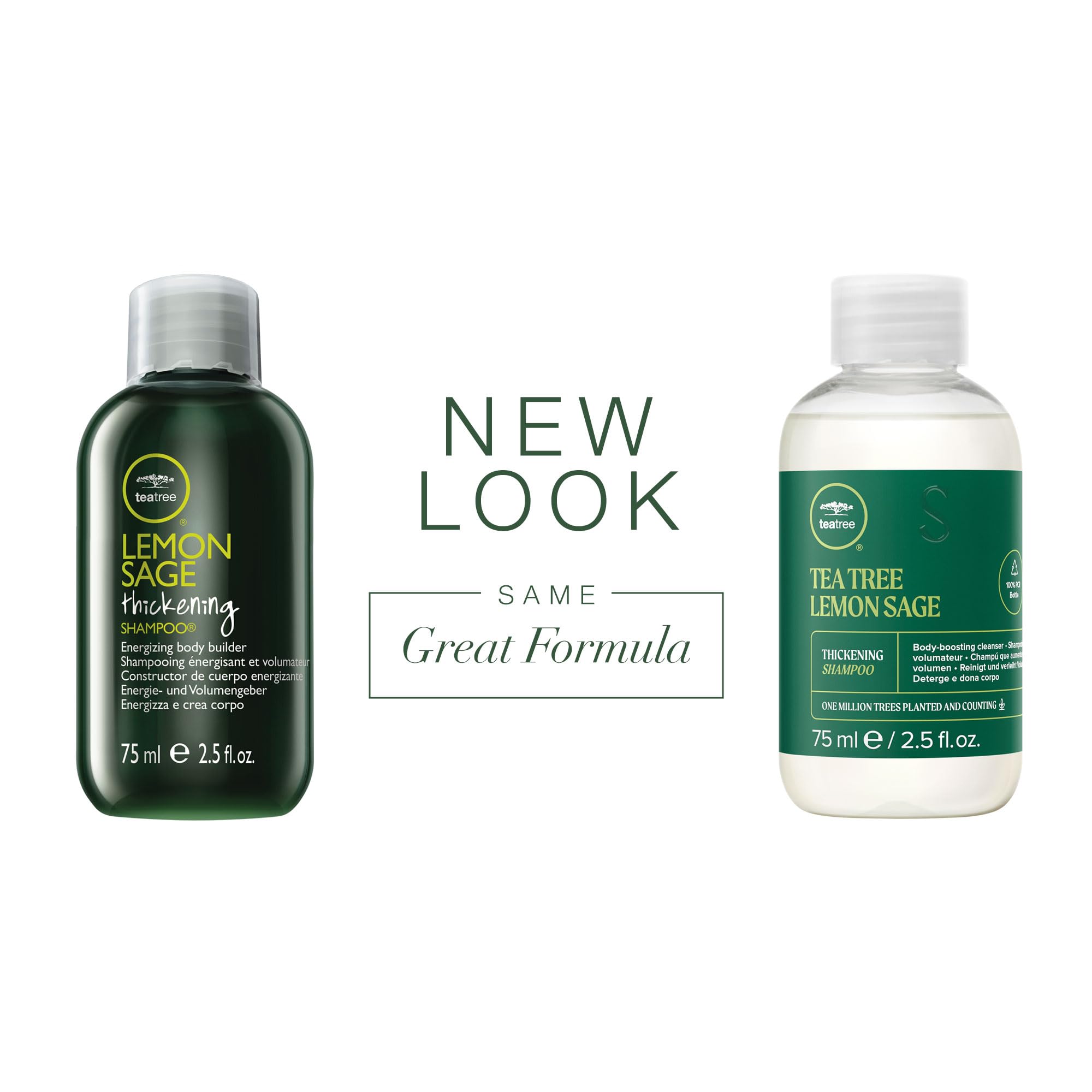 Foto 3 pulgar | Champú Espesante De Árbol De Té, Limón Y Salvia, 75 Ml, Para Cabello Fino - Venta Internacional.