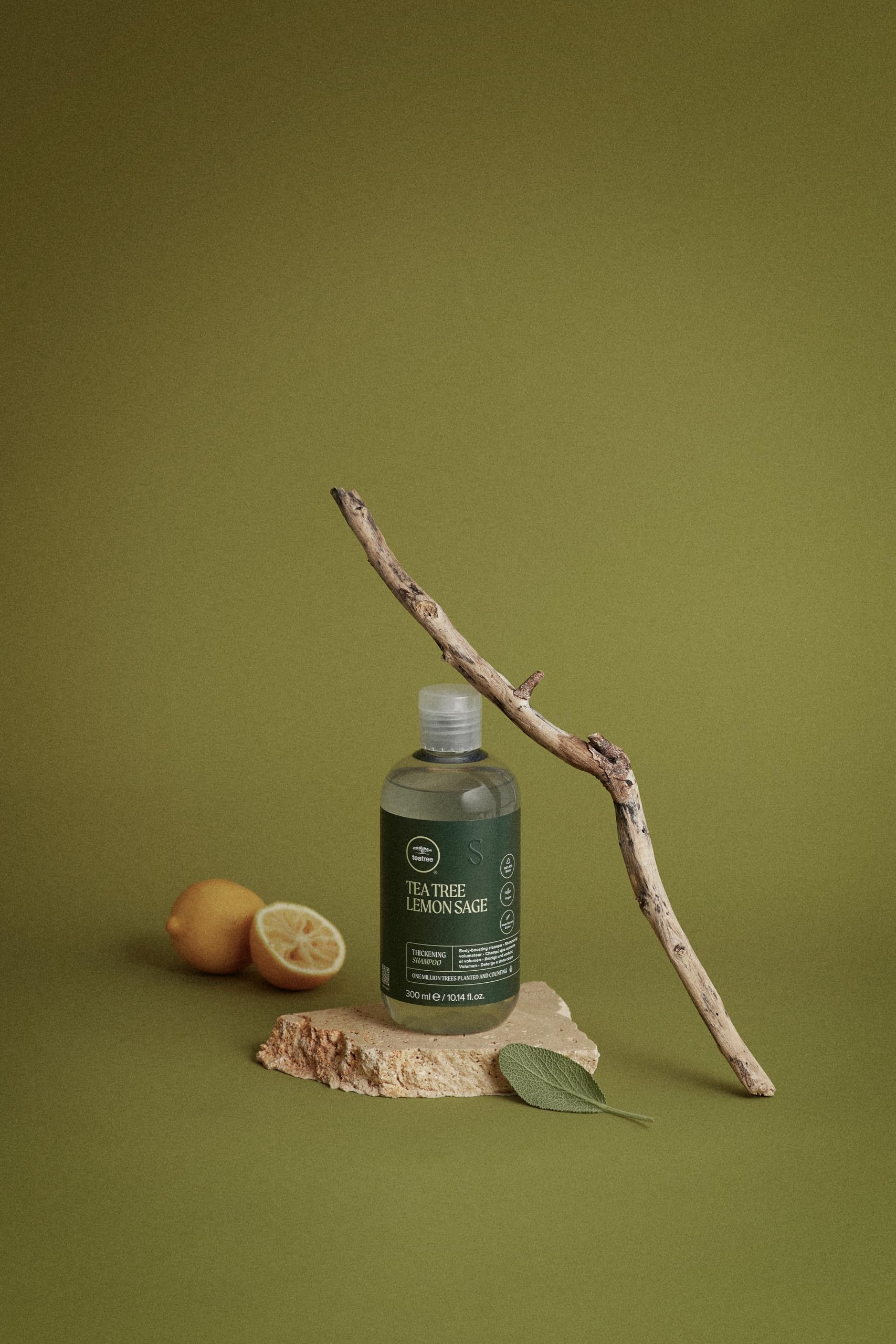 Foto 5 pulgar | Champú Espesante De Árbol De Té, Limón Y Salvia, 75 Ml, Para Cabello Fino - Venta Internacional.