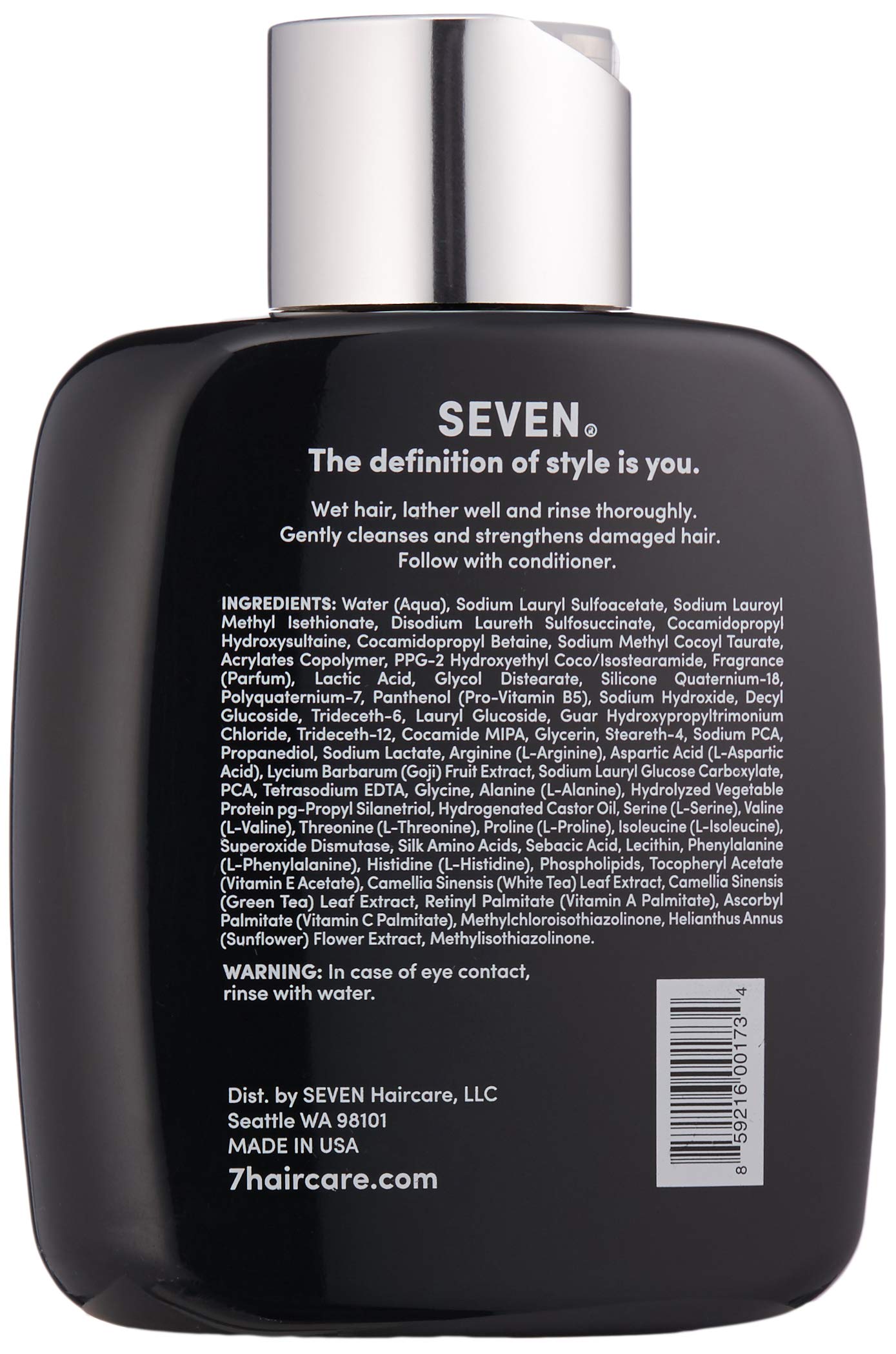Foto 3 pulgar | Champú Seven Haircare Kente Bond Para Puntas Abiertas Y Cabello Dañado - Venta Internacional.