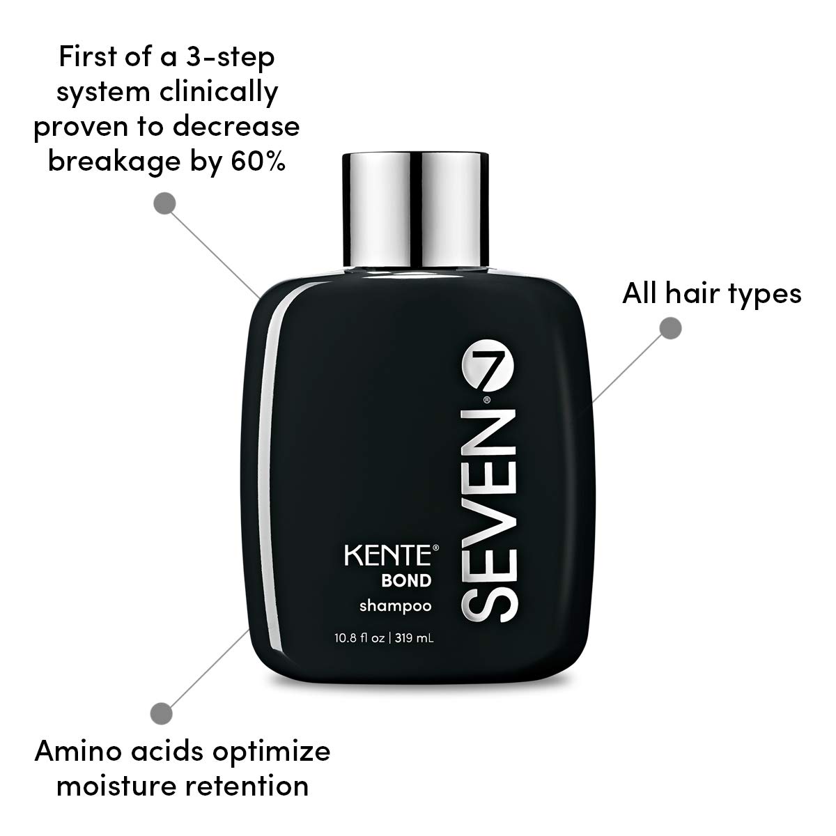 Foto 5 pulgar | Champú Seven Haircare Kente Bond Para Puntas Abiertas Y Cabello Dañado - Venta Internacional.