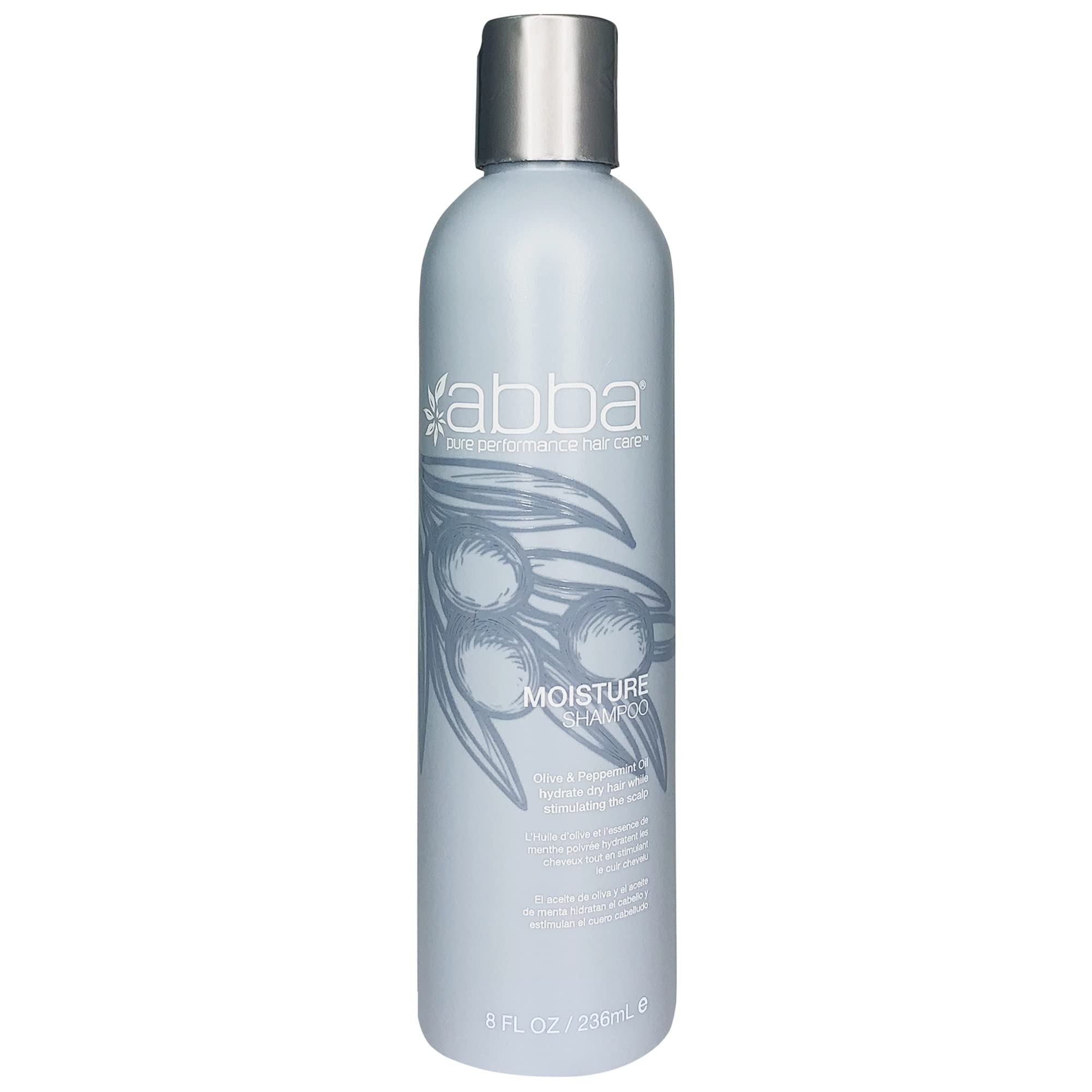 Champú Abba Moisture Con Aceite De Oliva Y Menta 240 Ml - Venta Internacional.