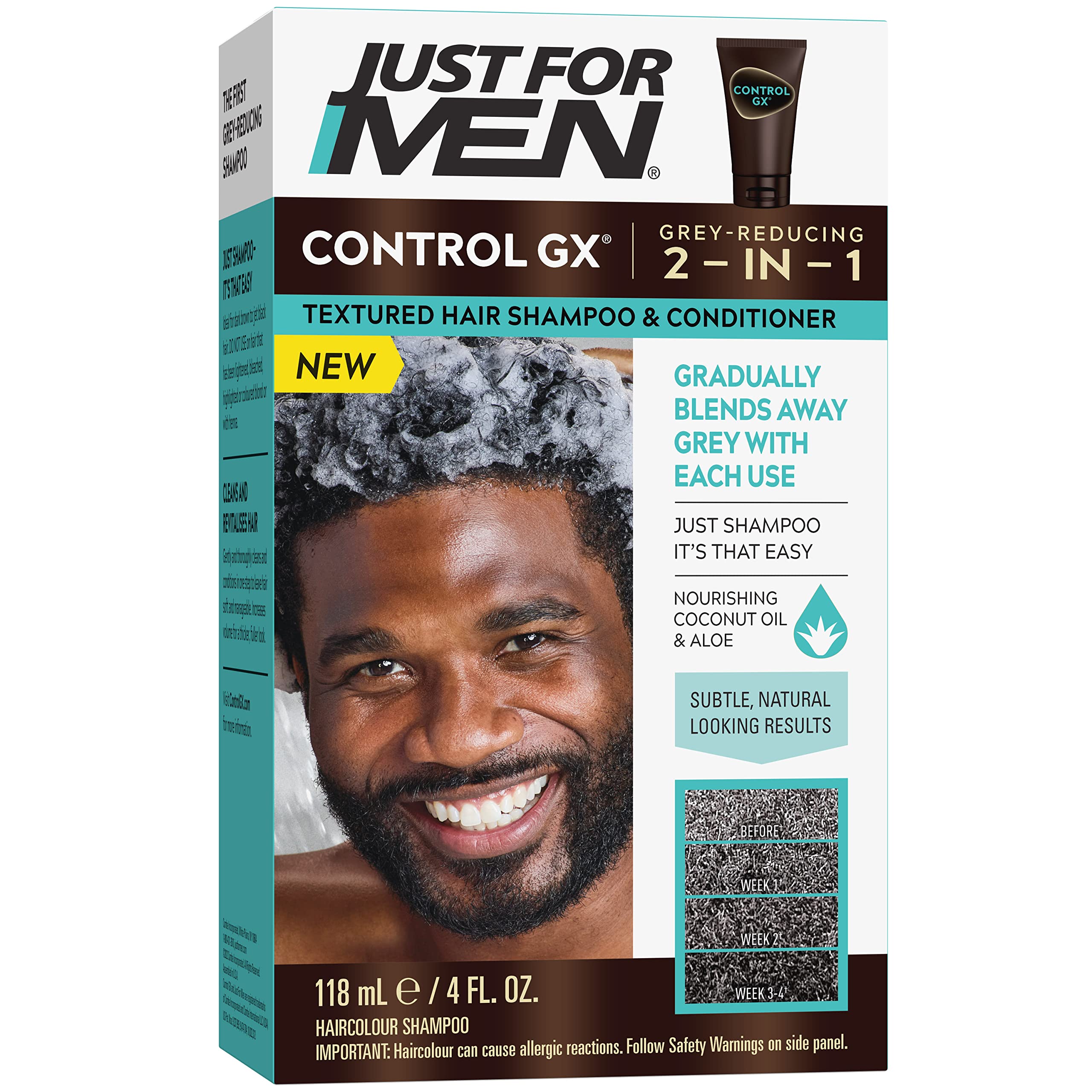 Champú Solo Para Hombres Control Gx Grey Reducing 120 Ml - Venta Internacional.