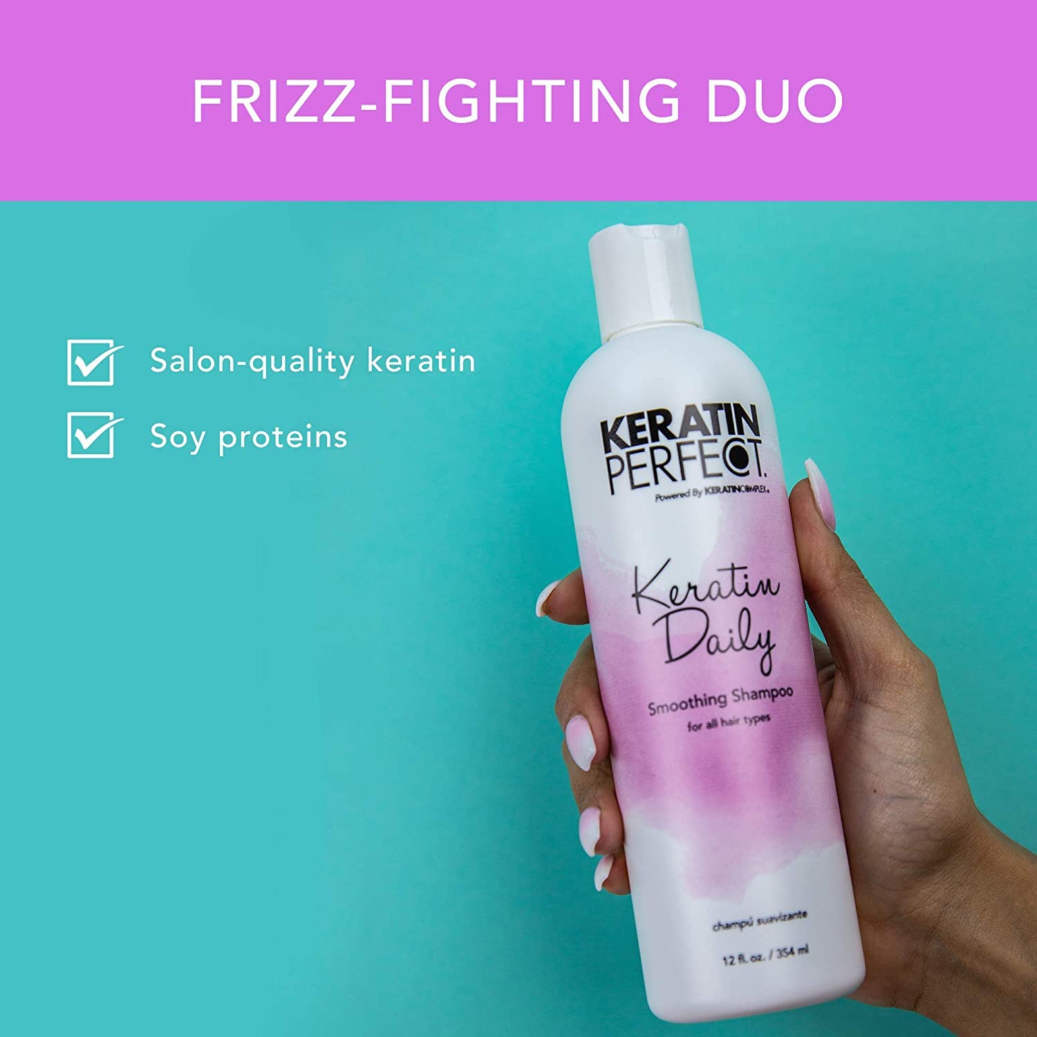 Foto 4 pulgar | Champú Keratin Perfect Keratin Daily, 355 Ml, Unisex - Venta Internacional.