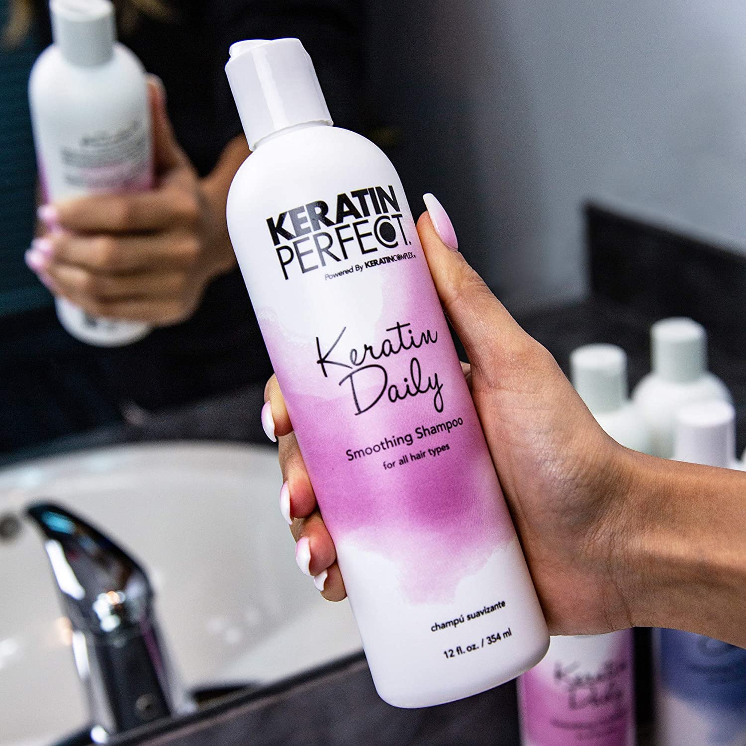 Foto 7 pulgar | Champú Keratin Perfect Keratin Daily, 355 Ml, Unisex - Venta Internacional.