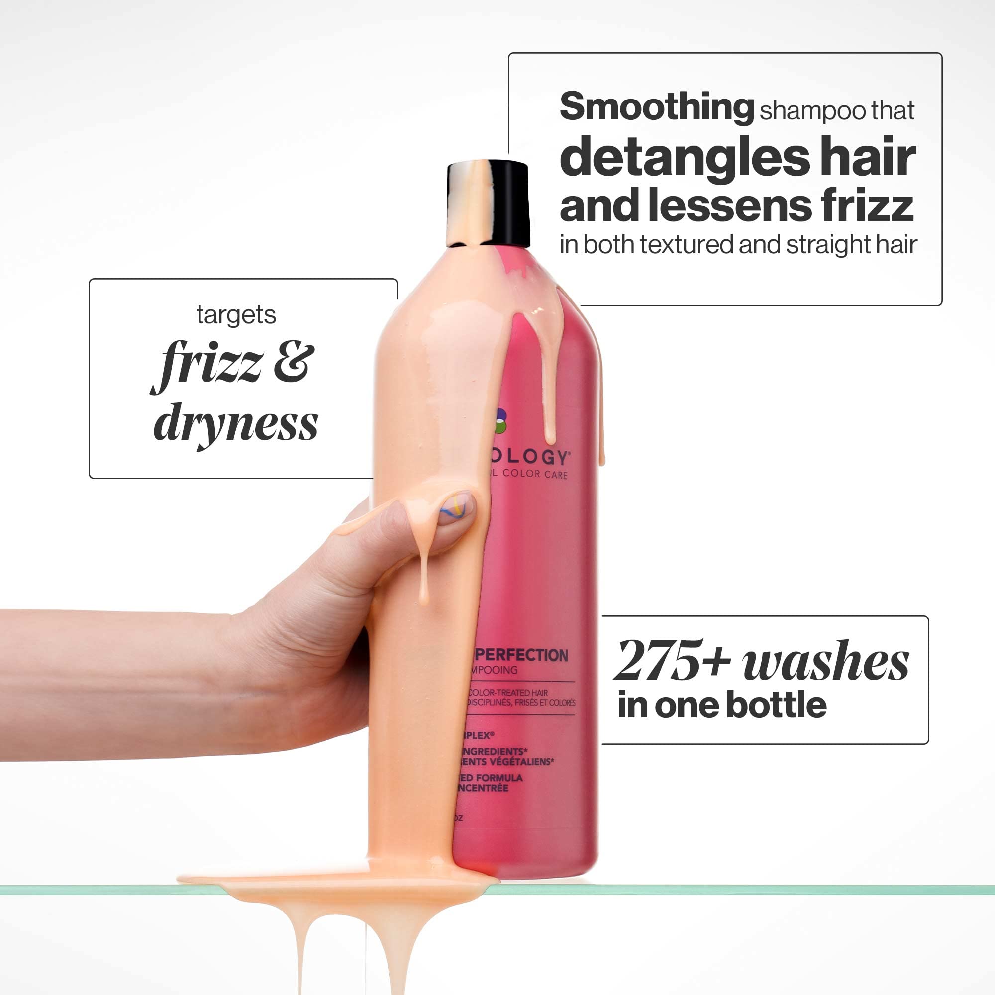 Foto 3 pulgar | Champú Pureology Smooth Perfection Frizzy Color-treated 1l - Venta Internacional.