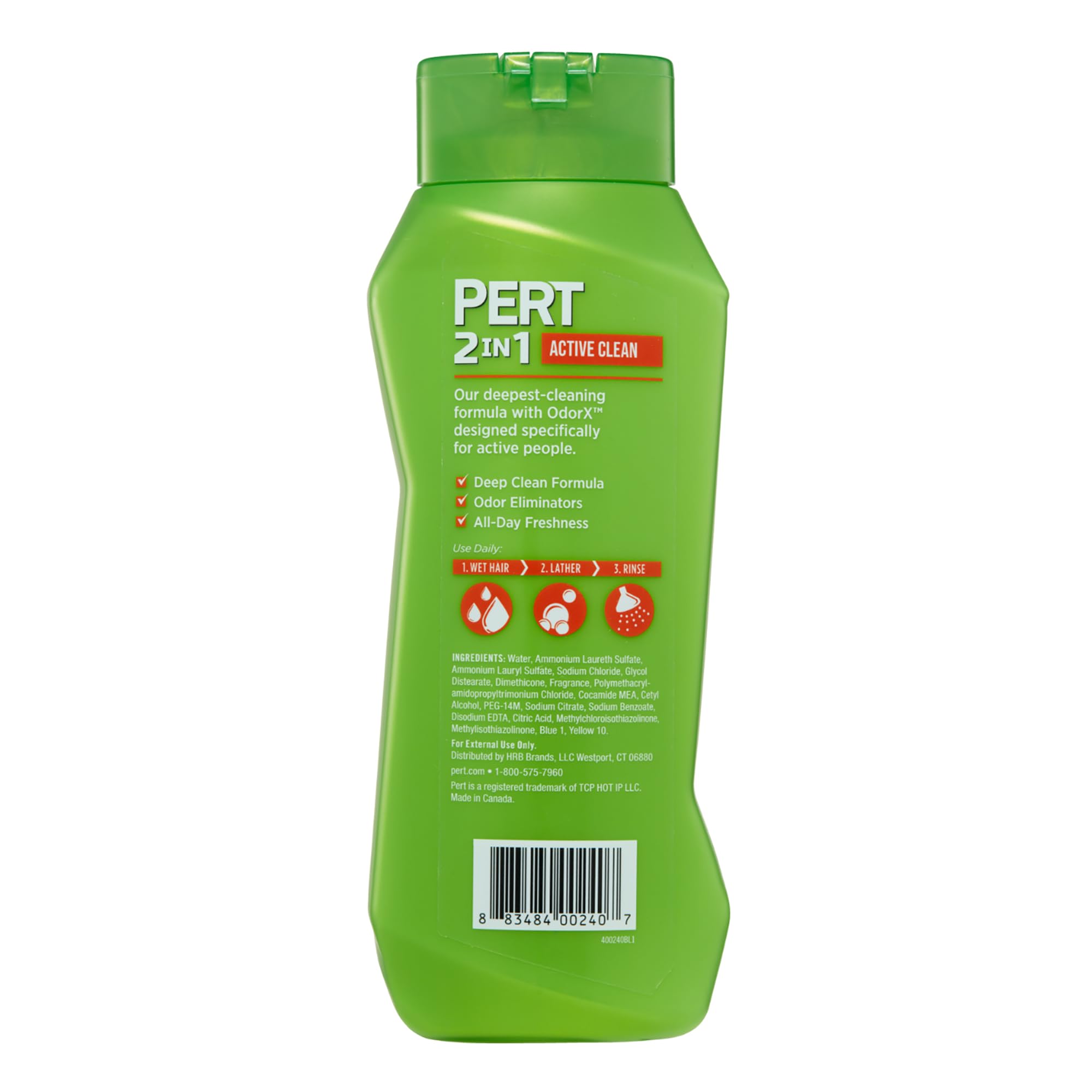 Foto 6 | Champú Y Acondicionador Pert 2 En 1 Active Clean 750 Ml - Venta Internacional.