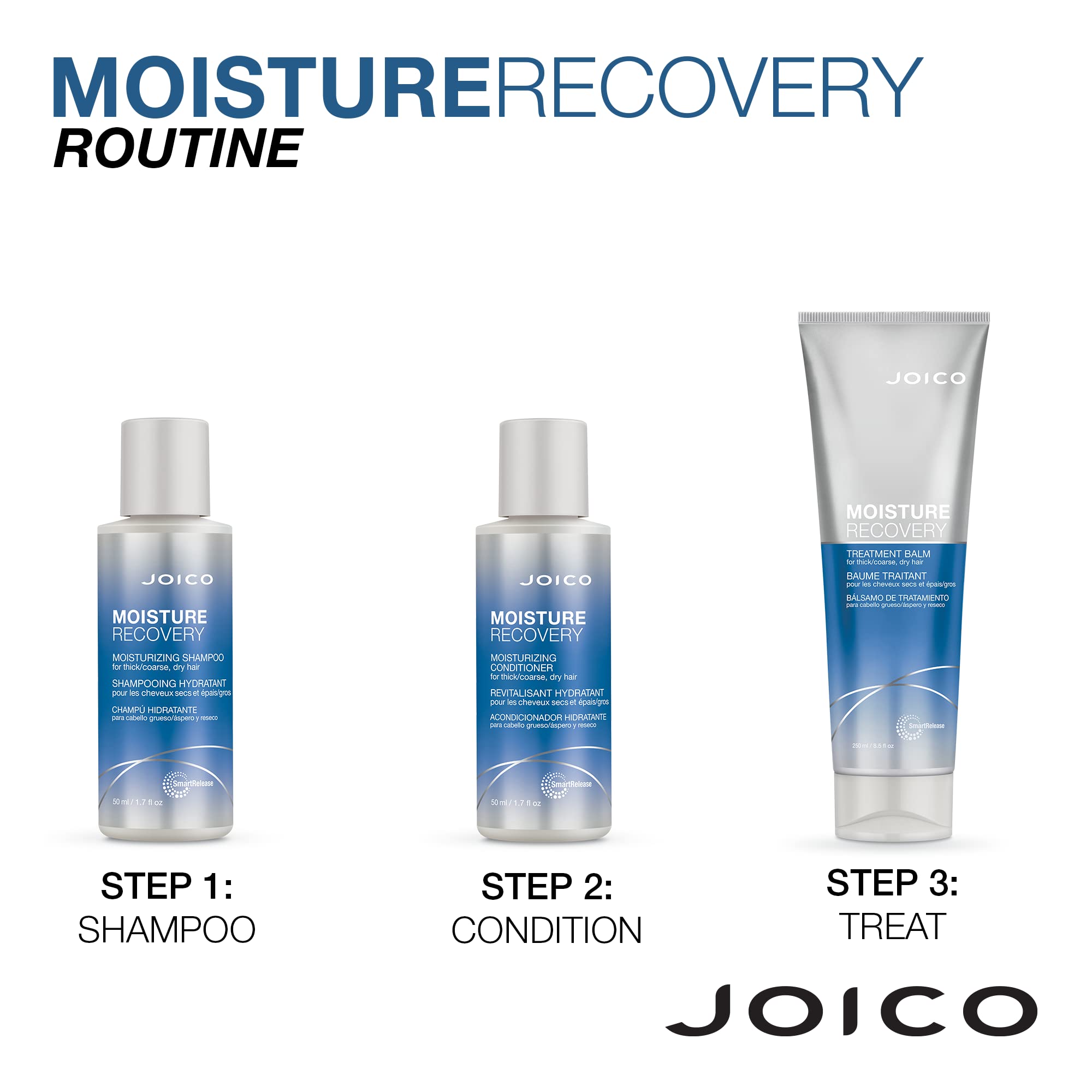 Foto 7 pulgar | Champú Joico Moisture Recovery Hidratante 50 Ml - Venta Internacional.