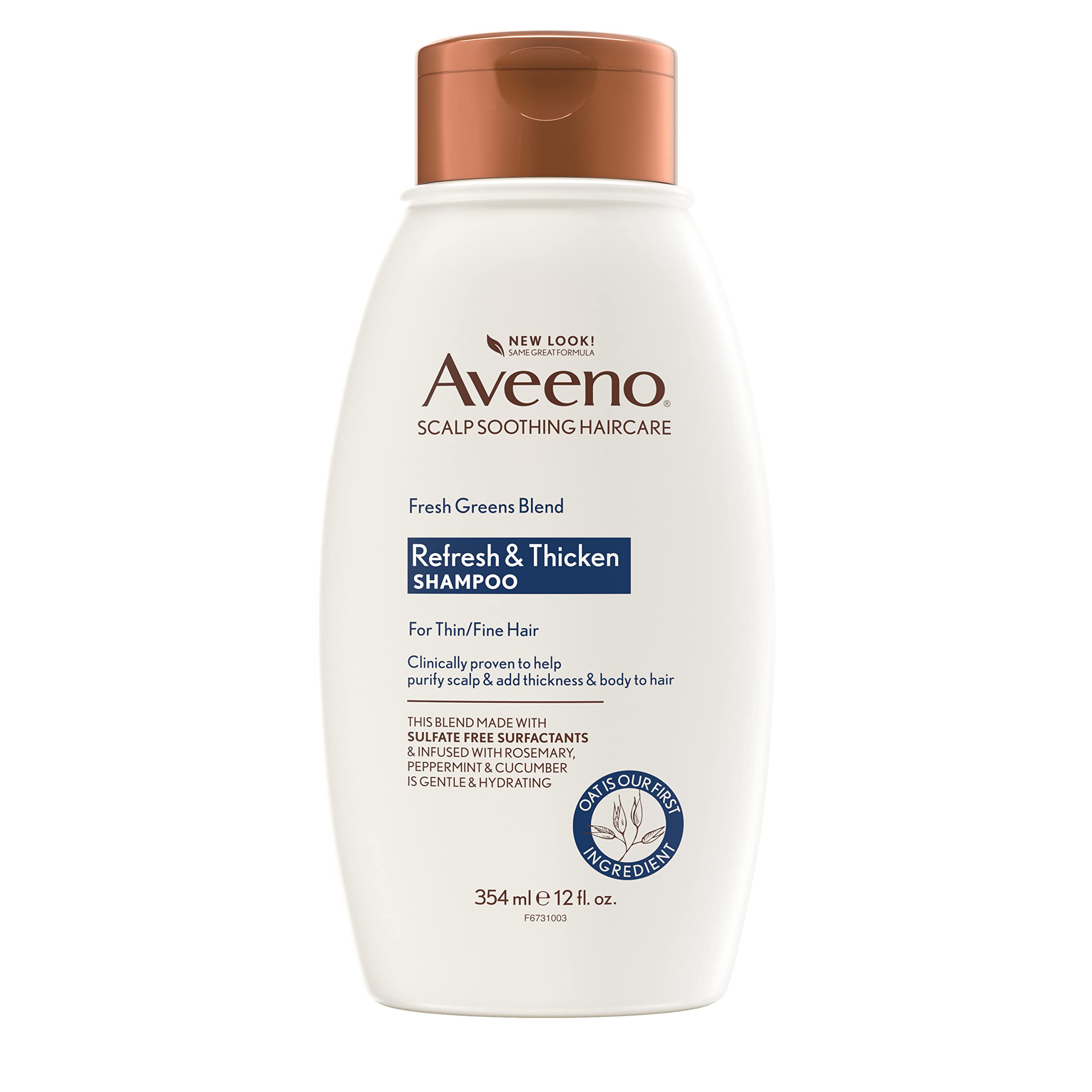 Foto 1 | Champú Aveeno, Mezcla Relajante De Verduras Frescas Para El Cuero Cabelludo, 355 Ml - Venta Internacional.