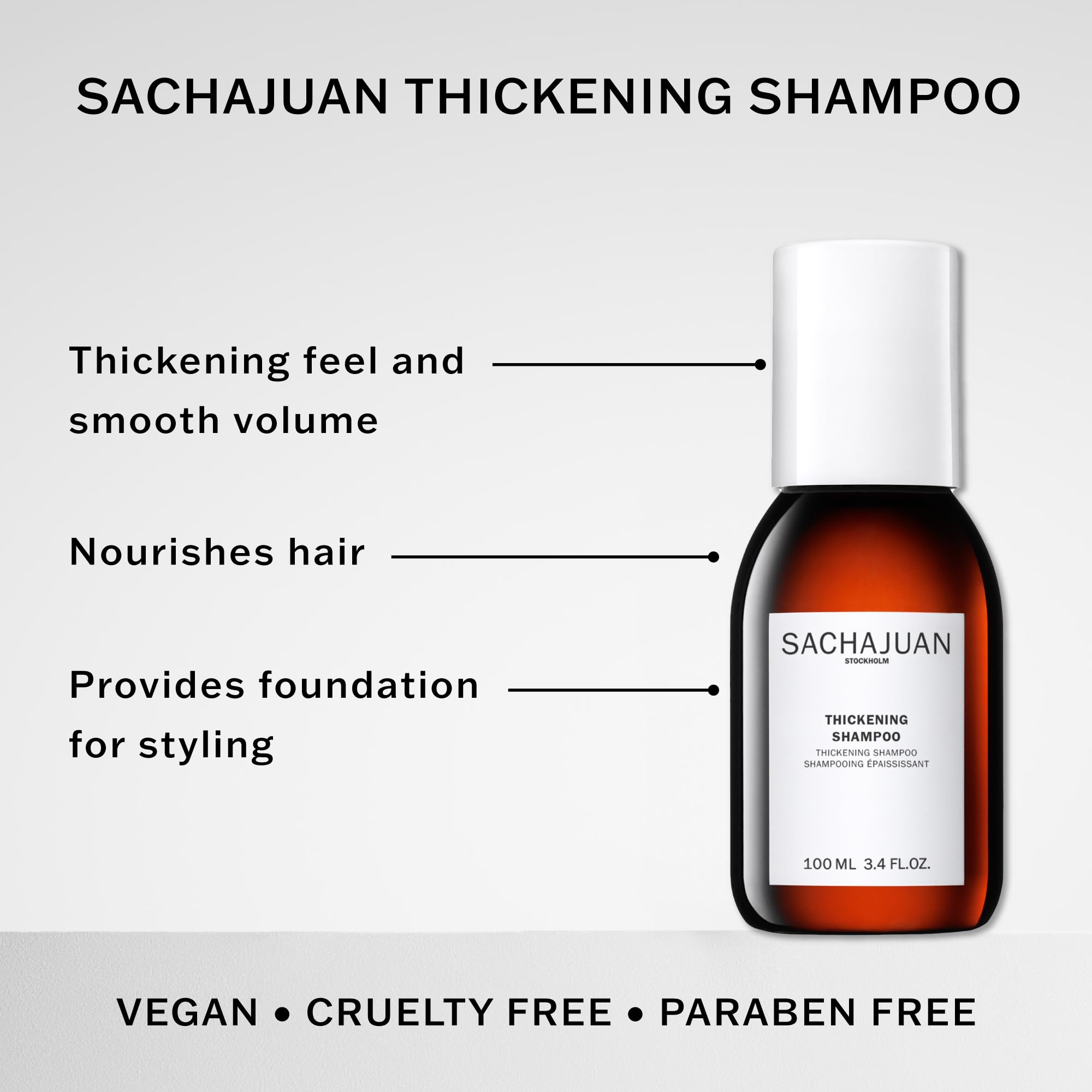 Foto 3 pulgar | Champú Sachajuan Para Engrosar El Cabello Y Dar Volumen, 100 Ml, Sin Parabenos - Venta Internacional.