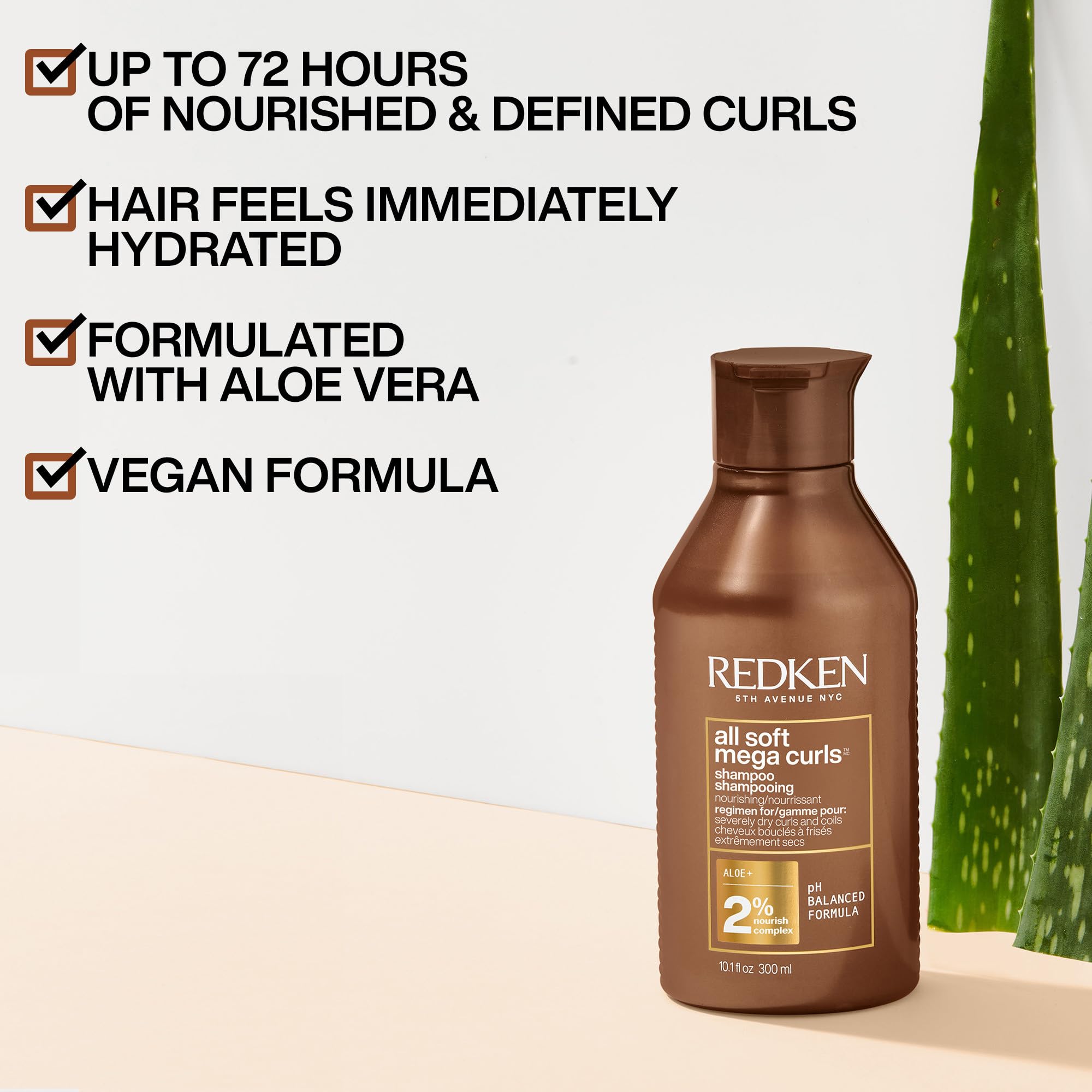 Foto 5 pulgar | Champú Redken All Soft Mega Curls Sin Sulfatos, 300 Ml - Venta Internacional.