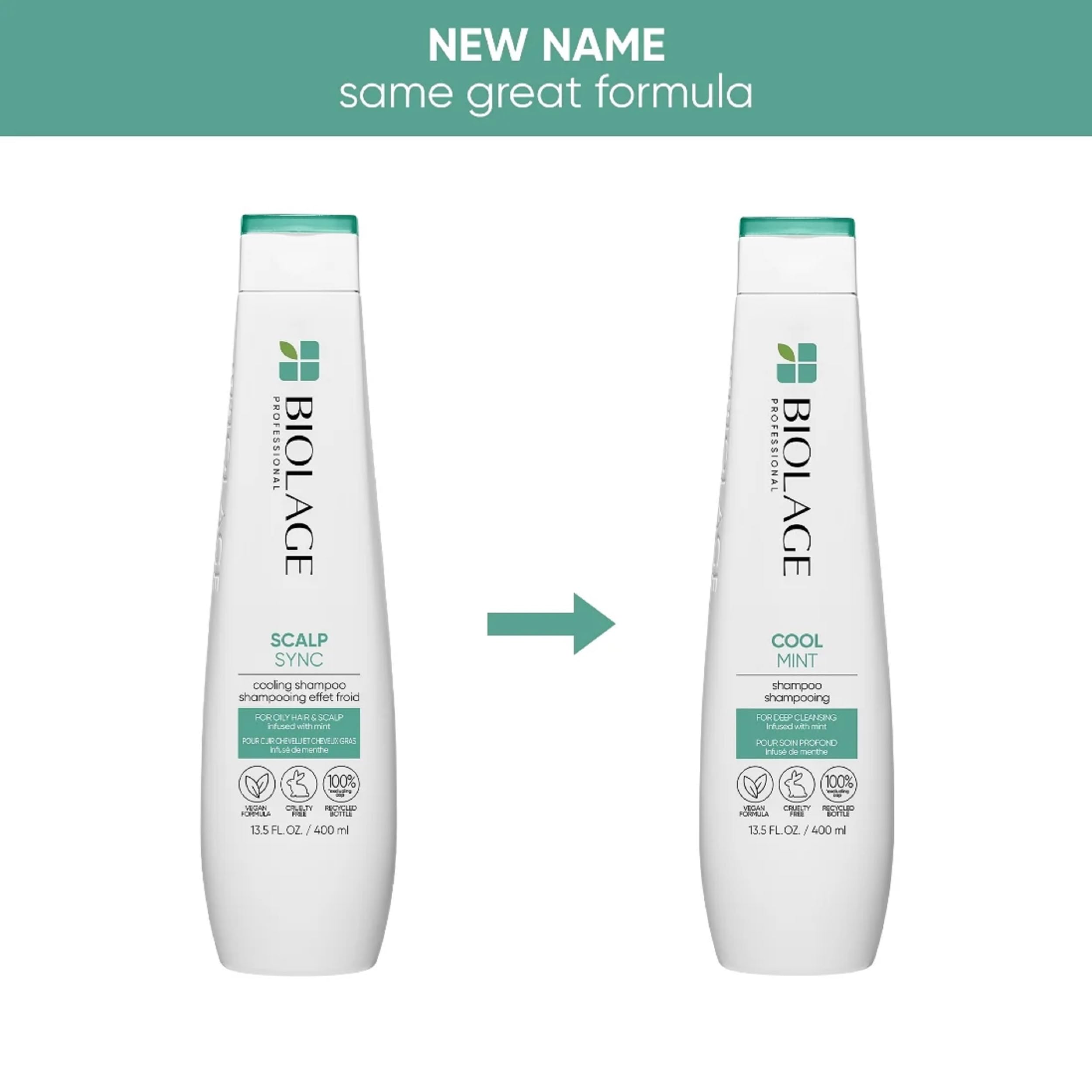 Foto 3 pulgar | Champú Biolage Cooling Mint 400 Ml Para Cabello Graso - Venta Internacional.