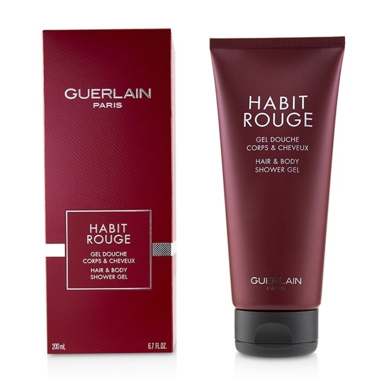 Foto 2 pulgar | Gel De Ducha Para Cabello Y Cuerpo Guerlain Habit Rouge 200 Ml Para Hombre - Venta Internacional.