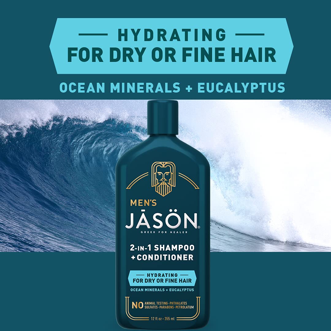 Foto 5 pulgar | Champú Y Acondicionador Jason Hydrating 2 En 1 Para Hombre 355 Ml - Venta Internacional.