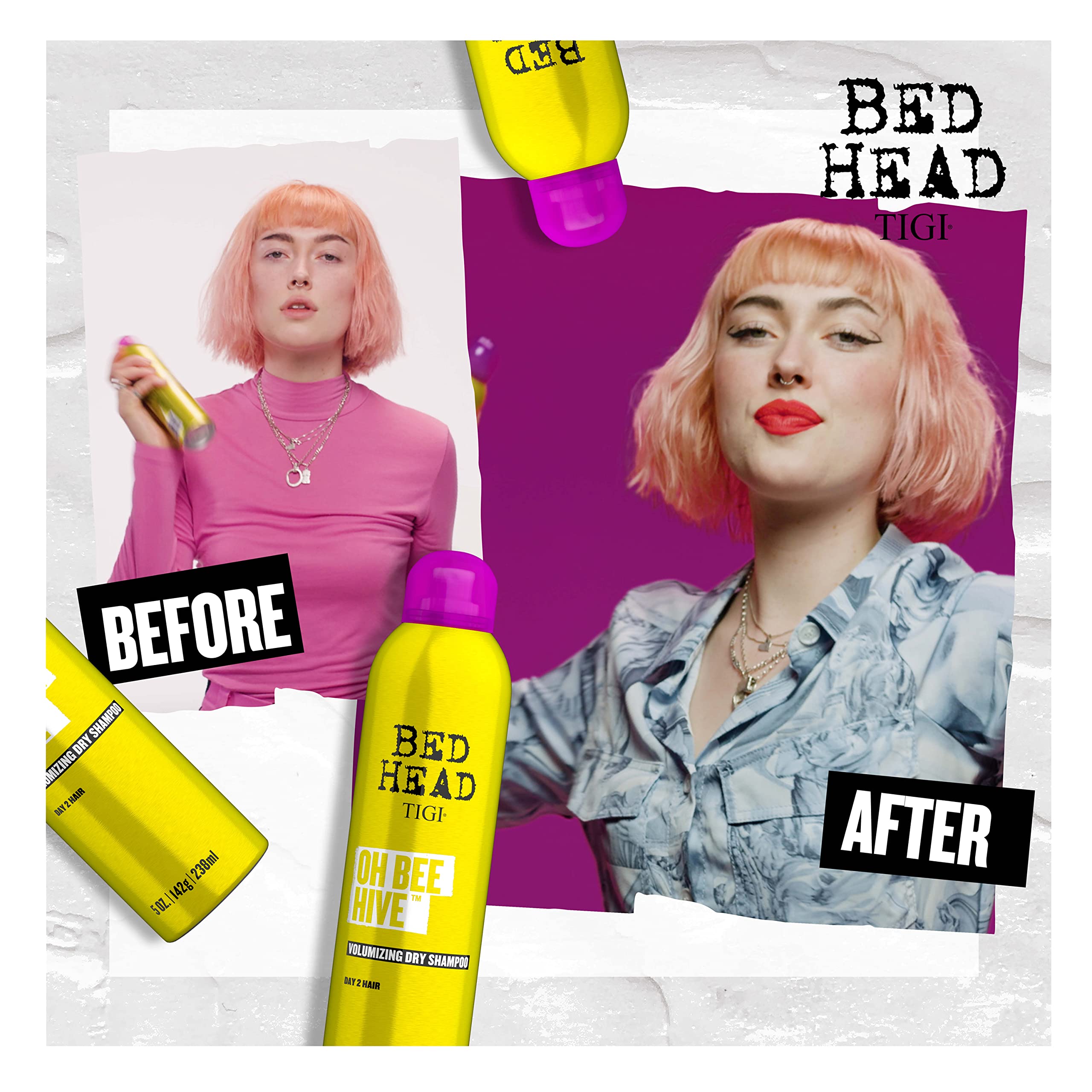 Foto 4 pulgar | Champú Seco Tigi Bed Head Oh Bee Hive Voluminizing 177 Ml - Venta Internacional.