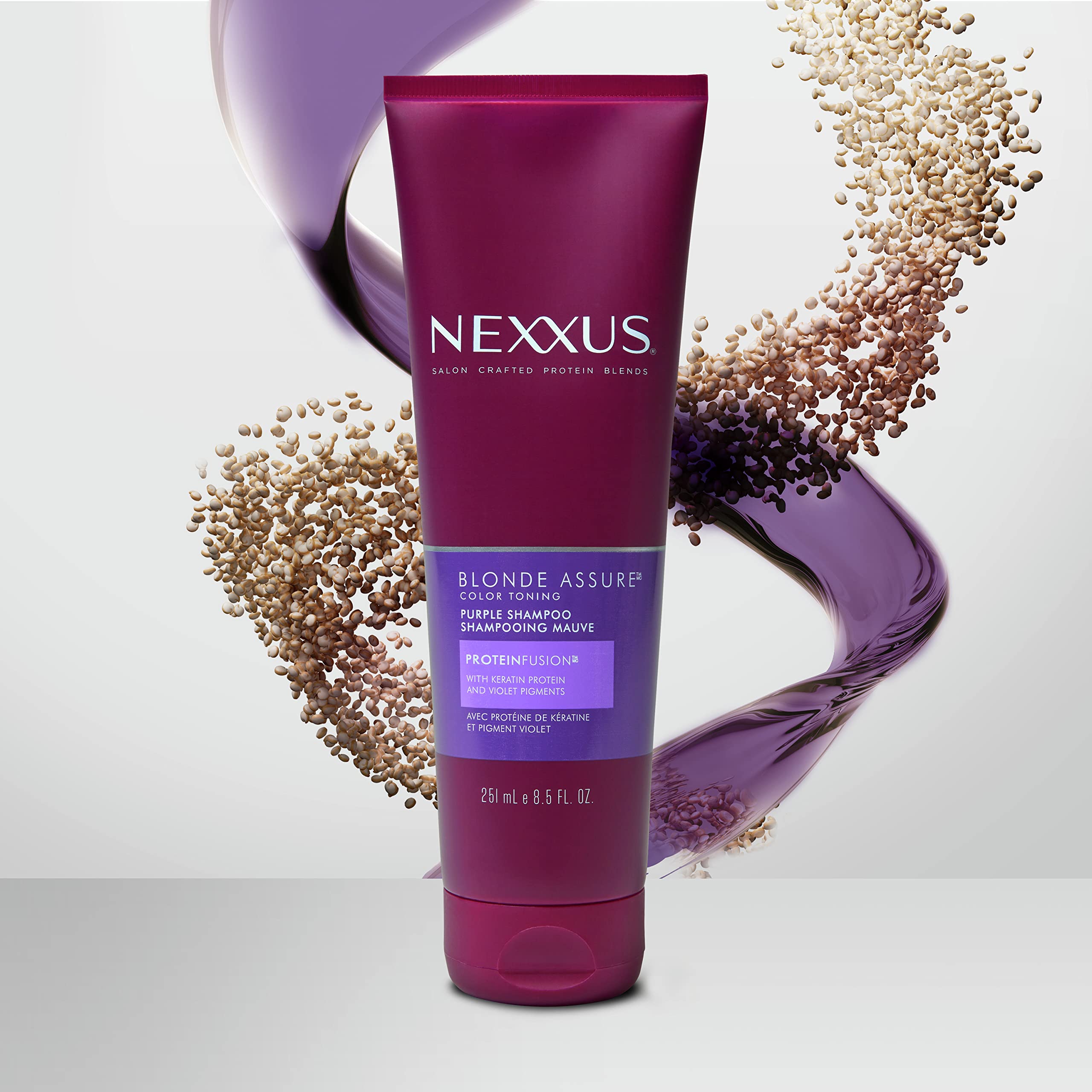 Foto 6 pulgar | Champú Nexxus Blonde Assure Purple 250 Ml Para Cabello Rubio - Venta Internacional.