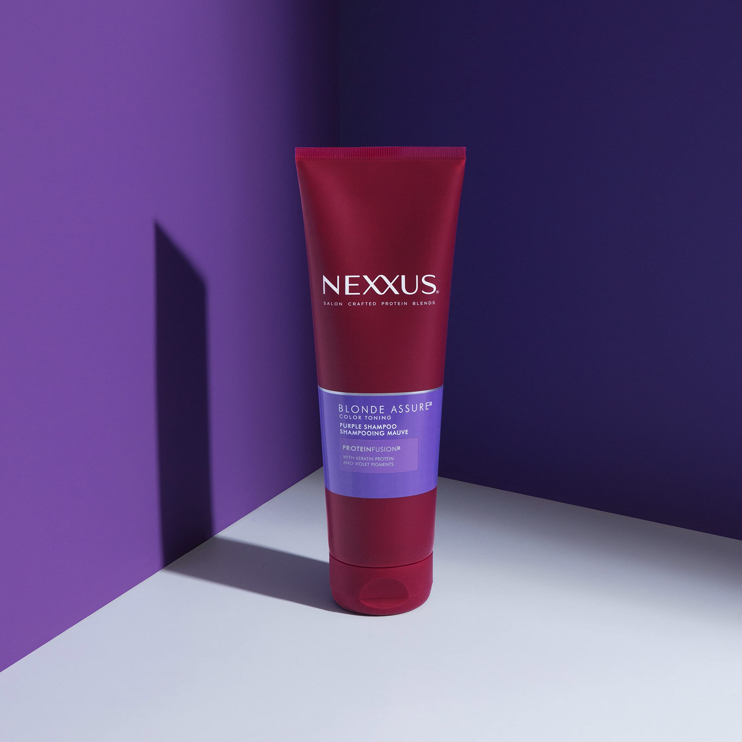 Foto 7 pulgar | Champú Nexxus Blonde Assure Purple 250 Ml Para Cabello Rubio - Venta Internacional.
