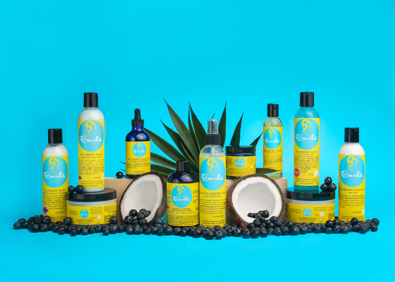 Foto 5 pulgar | Jabón Reparador Para Cabello Shampoo Curls Blueberry Bliss, 240 Ml - Venta Internacional.