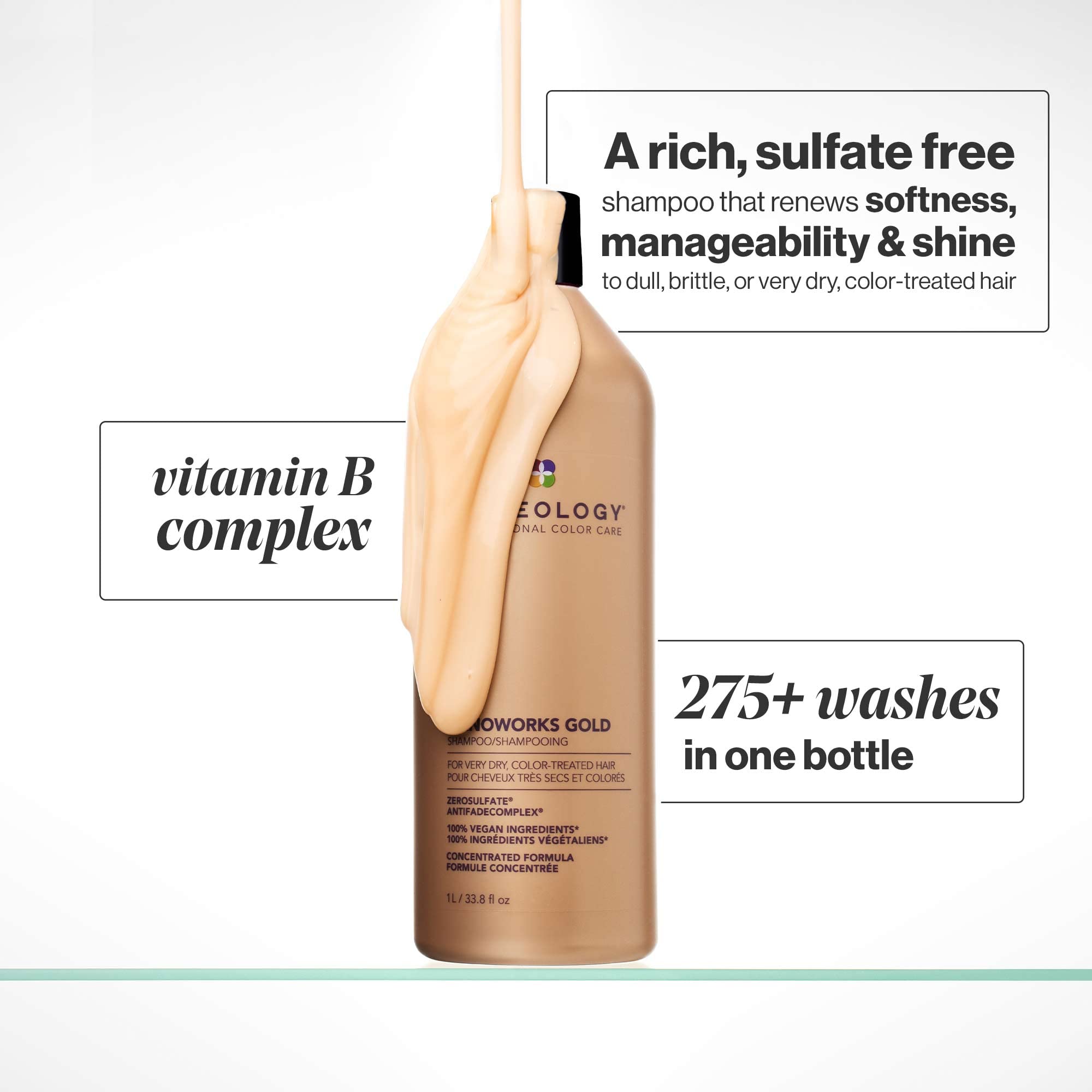 Foto 3 | Champú Pureology Nanoworks Gold Para Cabello Teñido Muy Seco - Venta Internacional.