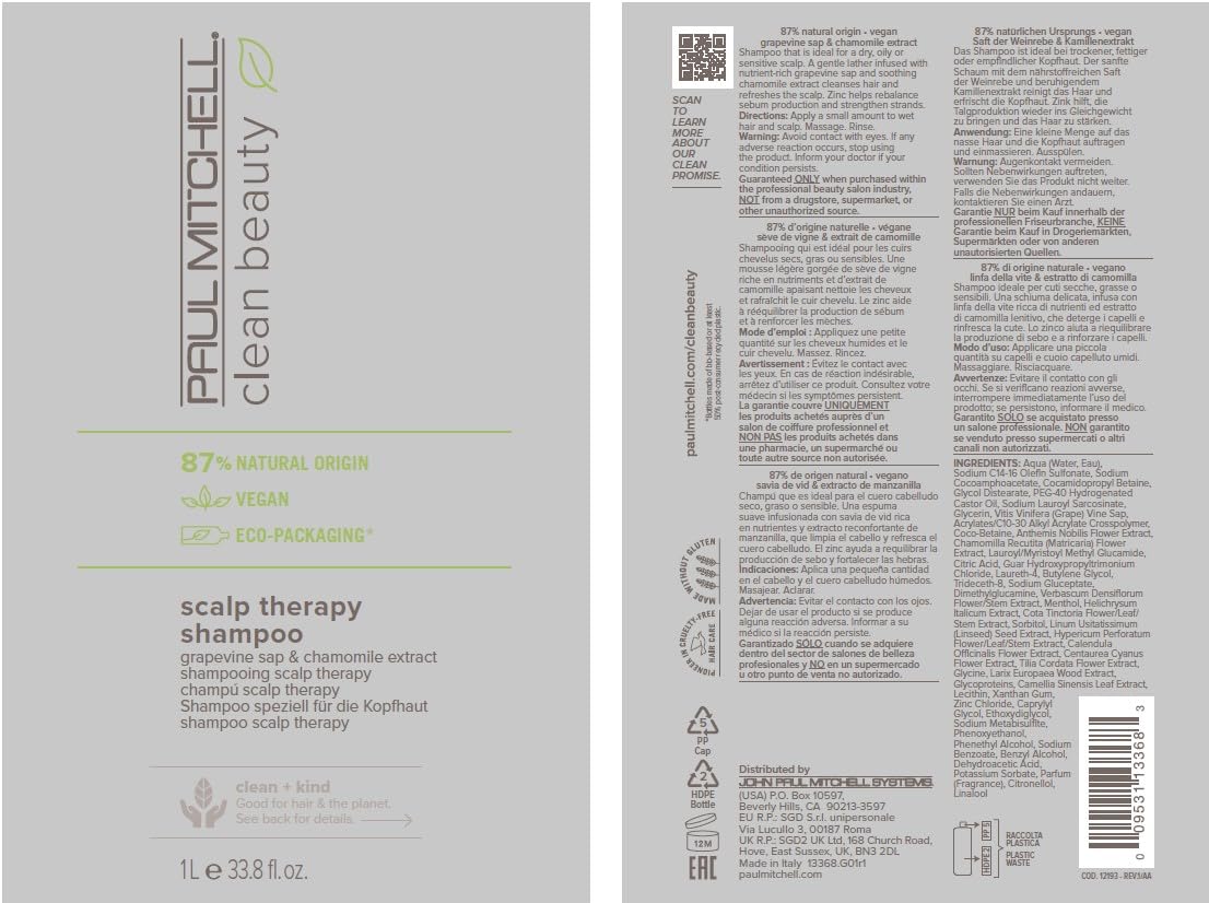 Foto 8 pulgar | Champú Paul Mitchell Clean Beauty Scalp Therapy, 1 Litro - Venta Internacional.