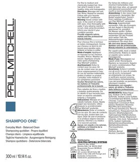 Foto 7 | Champú Paul Mitchell Shampoo One Balanced Clean 300 Ml - Venta Internacional.