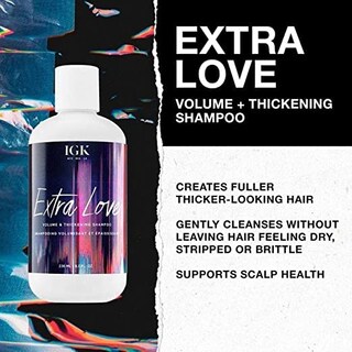 Foto 3 | Champú Igk Extra Love Para Volumen Y Espesamiento, 240 Ml, Vegano - Venta Internacional.