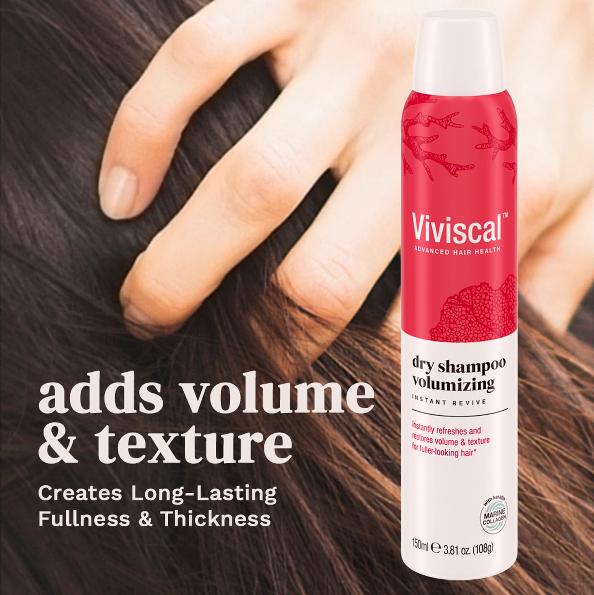 Foto 6 pulgar | Champú Seco Viviscal Voluminizing 150 Ml Para Todo Tipo De Cabello - Venta Internacional.