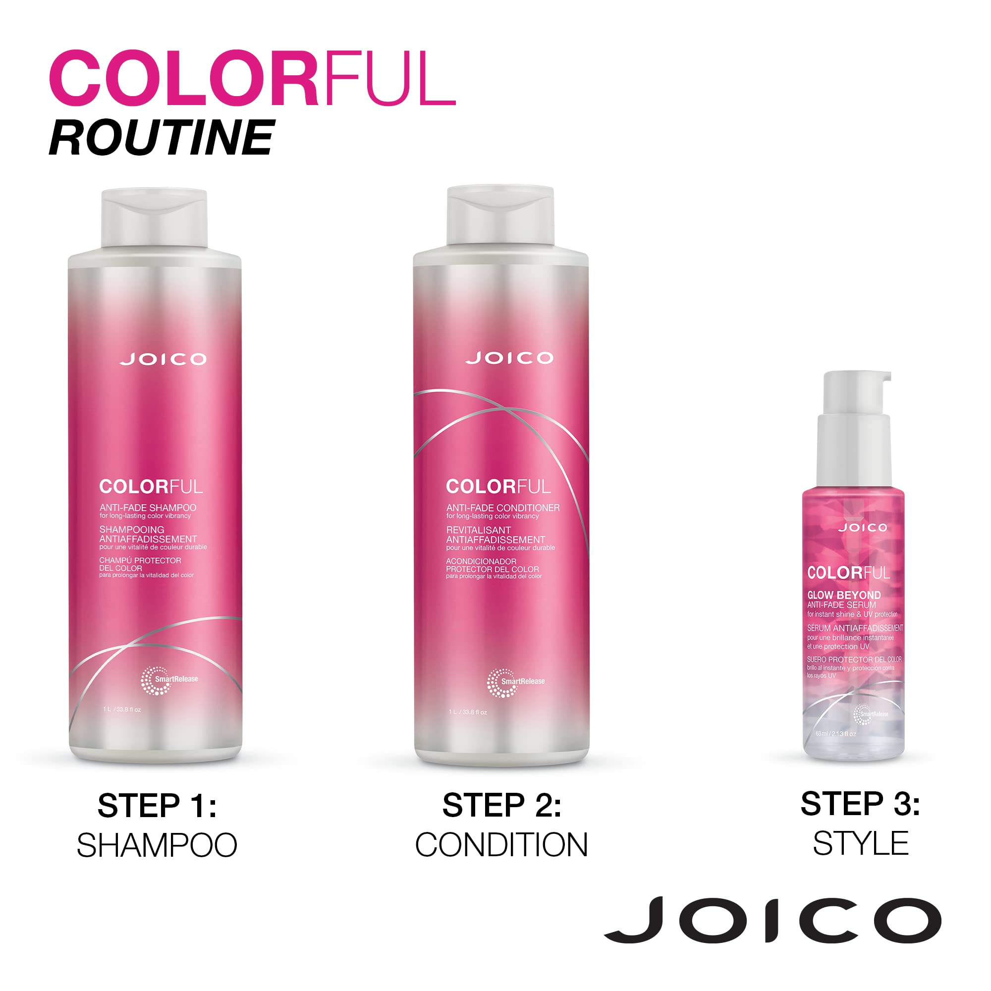 Foto 5 pulgar | Champú Joico Colorful Antidecoloración Para Cabellos Teñidos, 1 Litro - Venta Internacional.