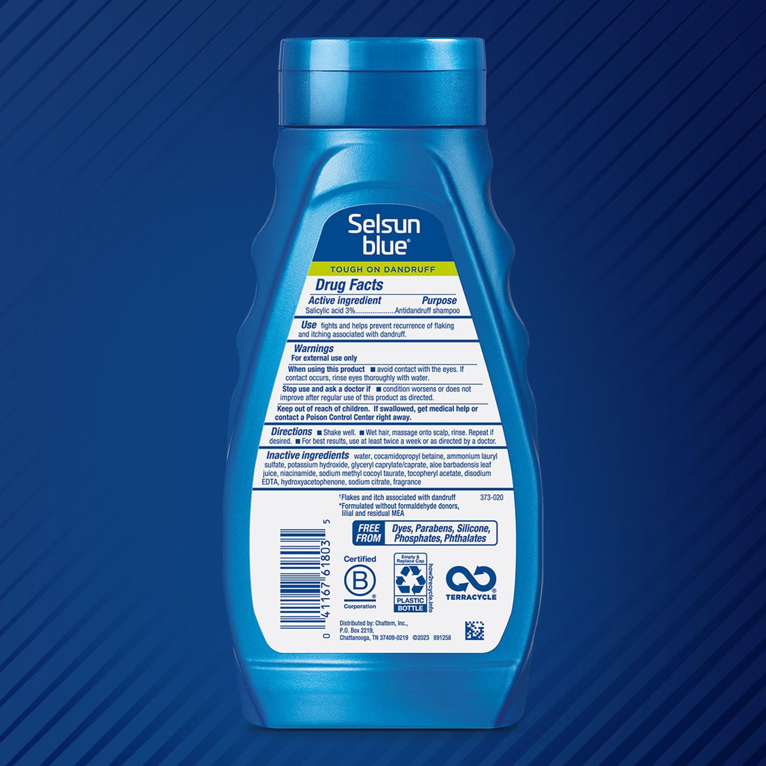 Foto 2 | Champú Anticaspa Selsun Blue Naturals Con Picazón Para Cuero Cabelludo Seco, 325 Ml - Venta Internacional.