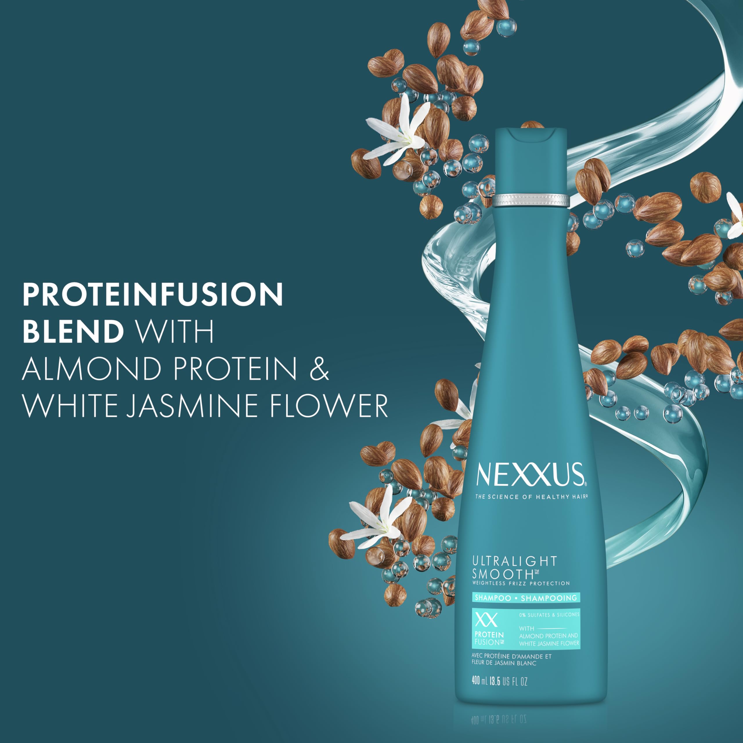 Foto 3 | Champú Nexxus Ultralight Smooth Para Cabello Seco Y Encrespado 400 Ml - Venta Internacional.