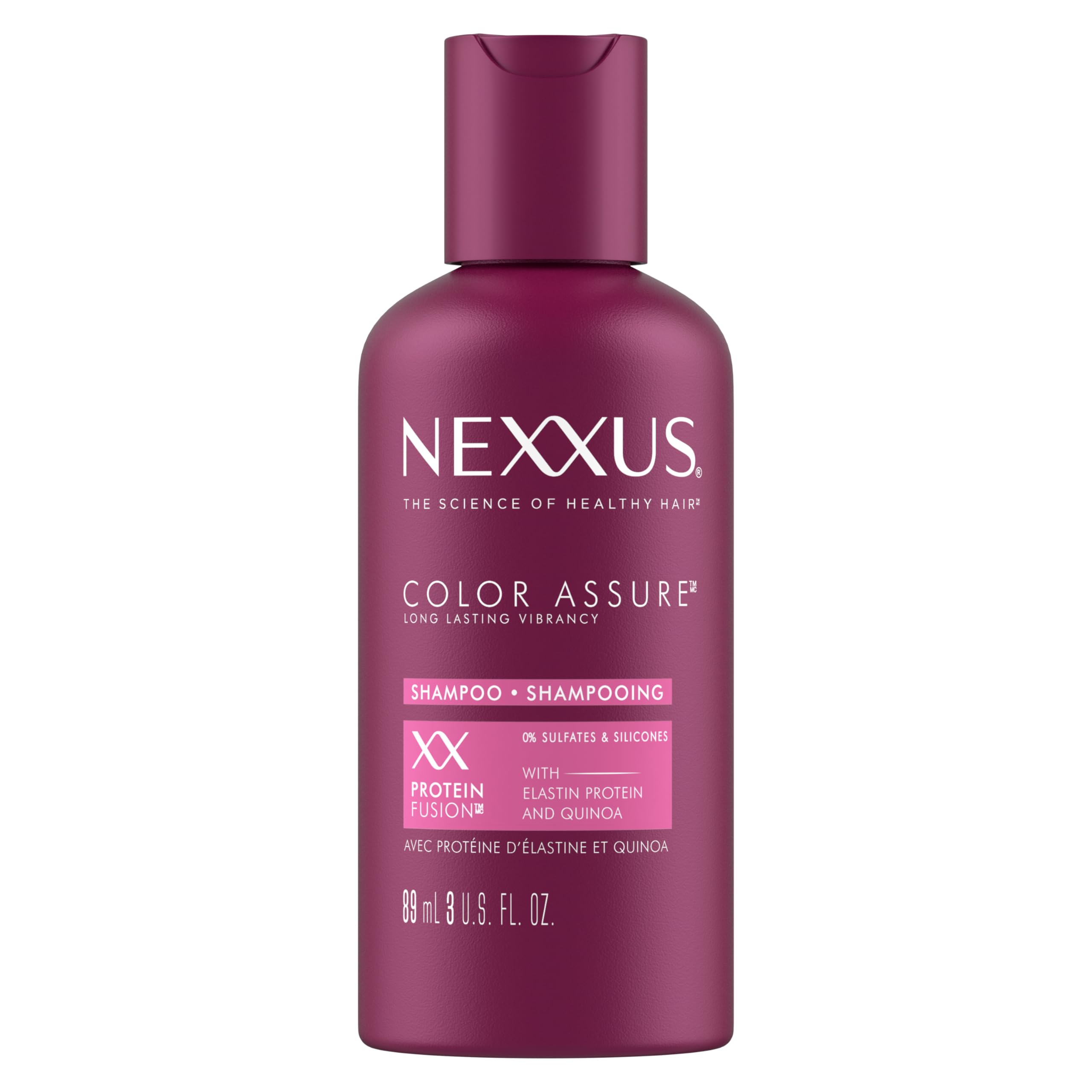 Foto 2 pulgar | Champú Nexxus Hair Color Assure Sin Sulfatos, 90 Ml - Venta Internacional.