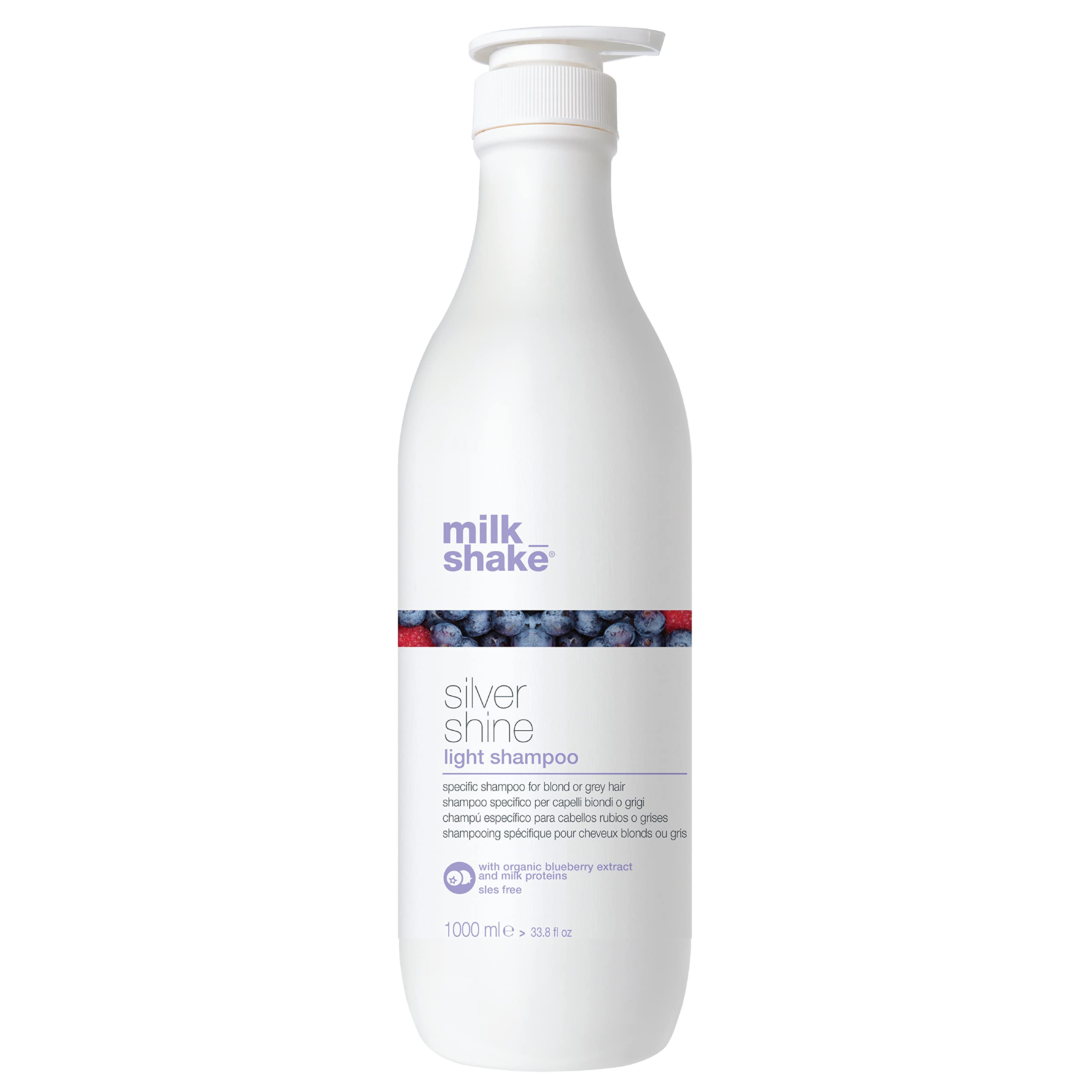 Champú Milk_shake Silver Shine Light Purple Para Cabello Rubio - Venta Internacional.