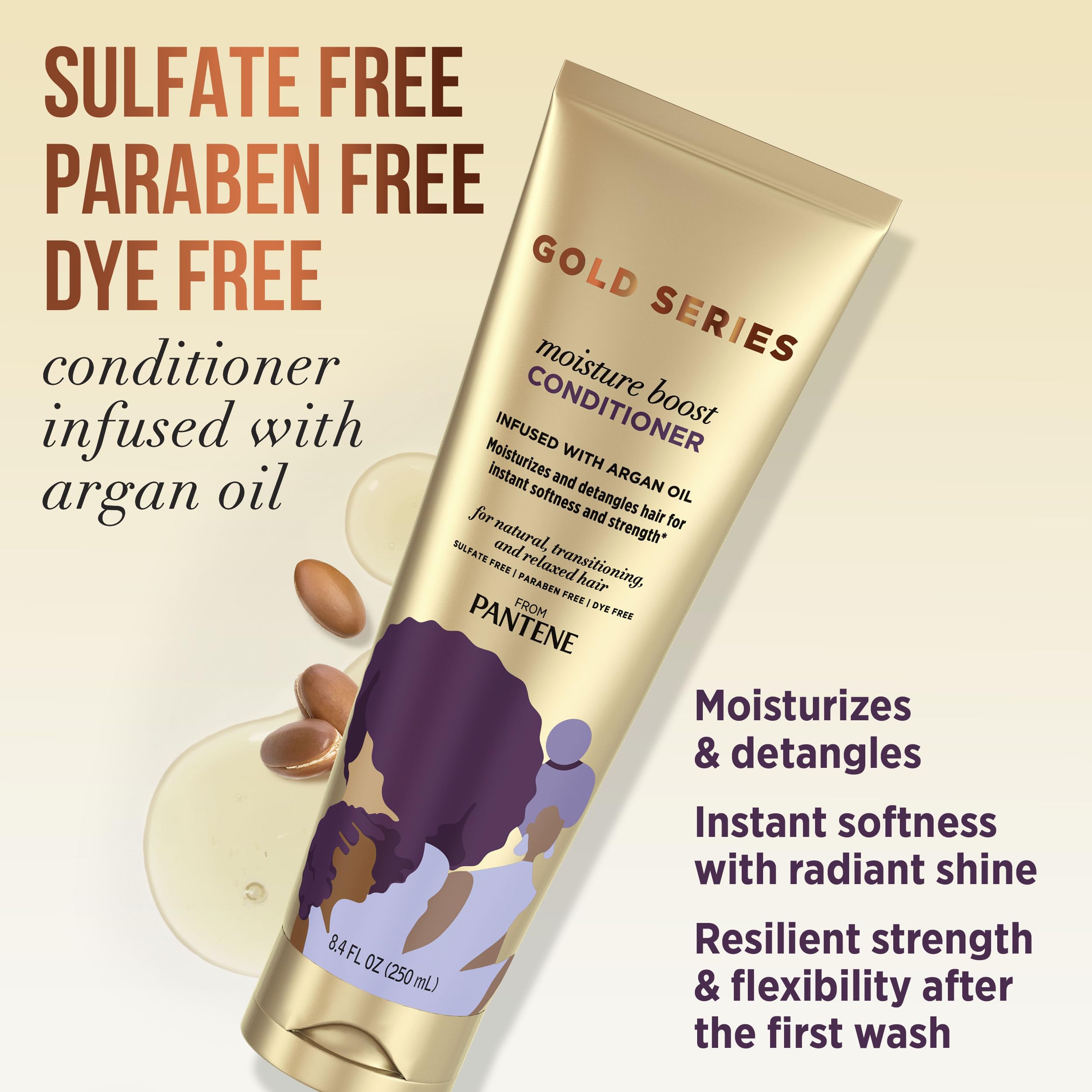 Foto 4 pulgar | Kit De Champú Y Acondicionador Pantene Pro-v Gold Series - Venta Internacional.