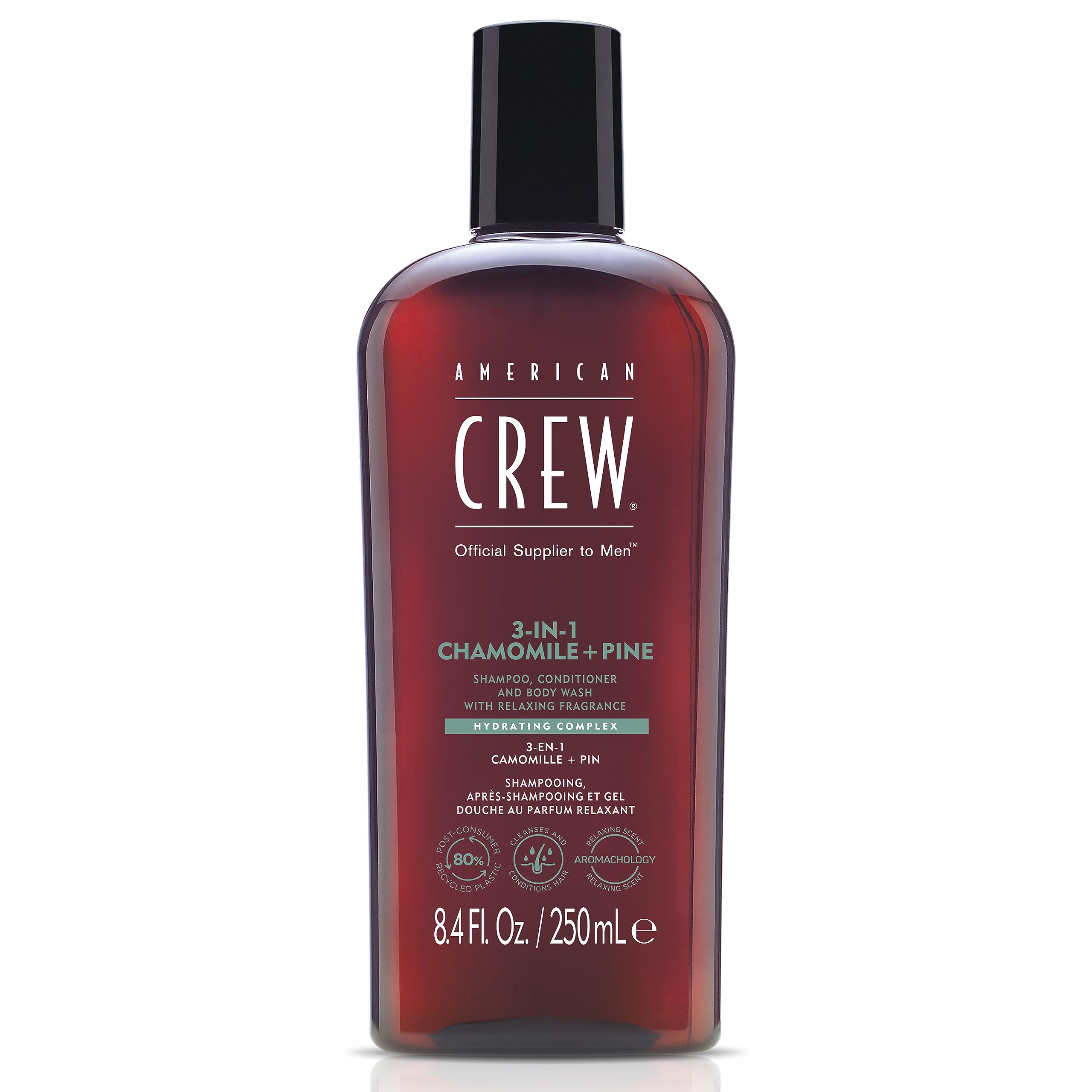 Foto 2 pulgar | Champú, Acondicionador Y Gel De Baño American Crew 250 Ml - Venta Internacional.