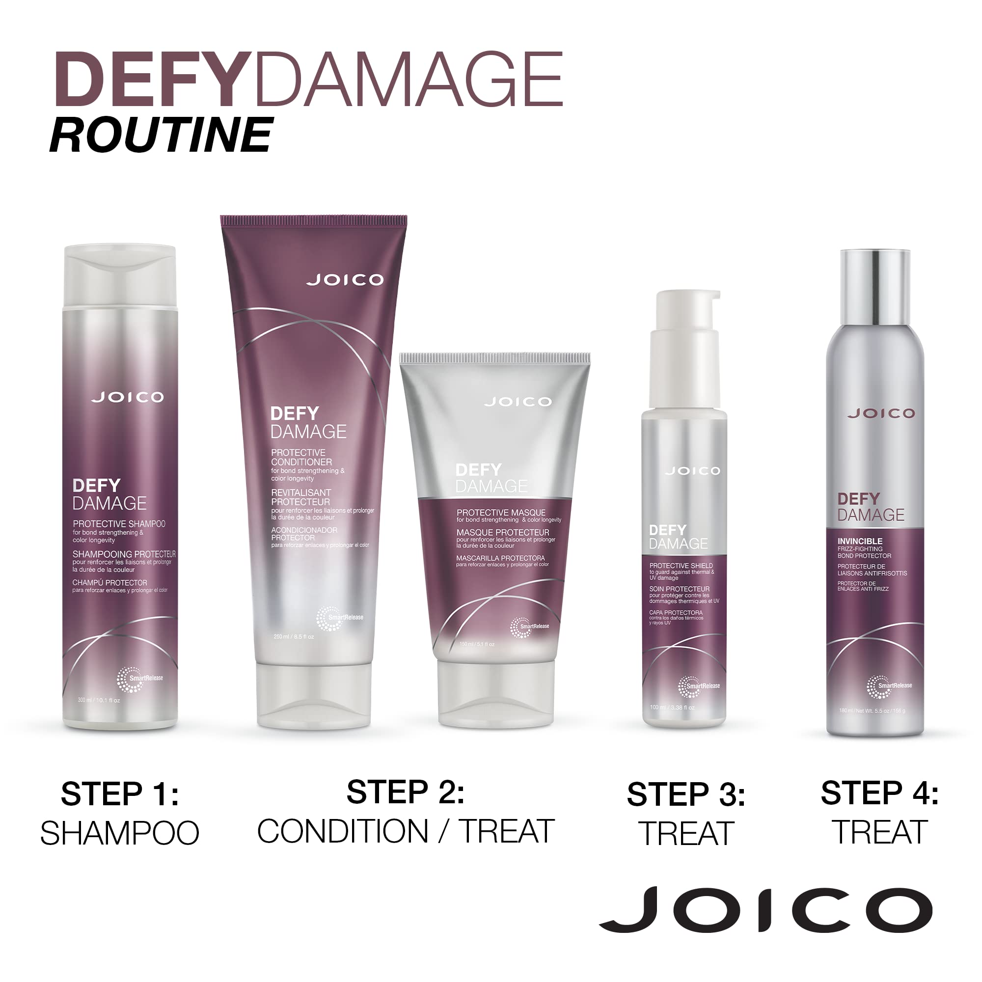 Foto 7 pulgar | Champú Joico Defy Damage Protector Para Cabello Teñido, 300 Ml - Venta Internacional.