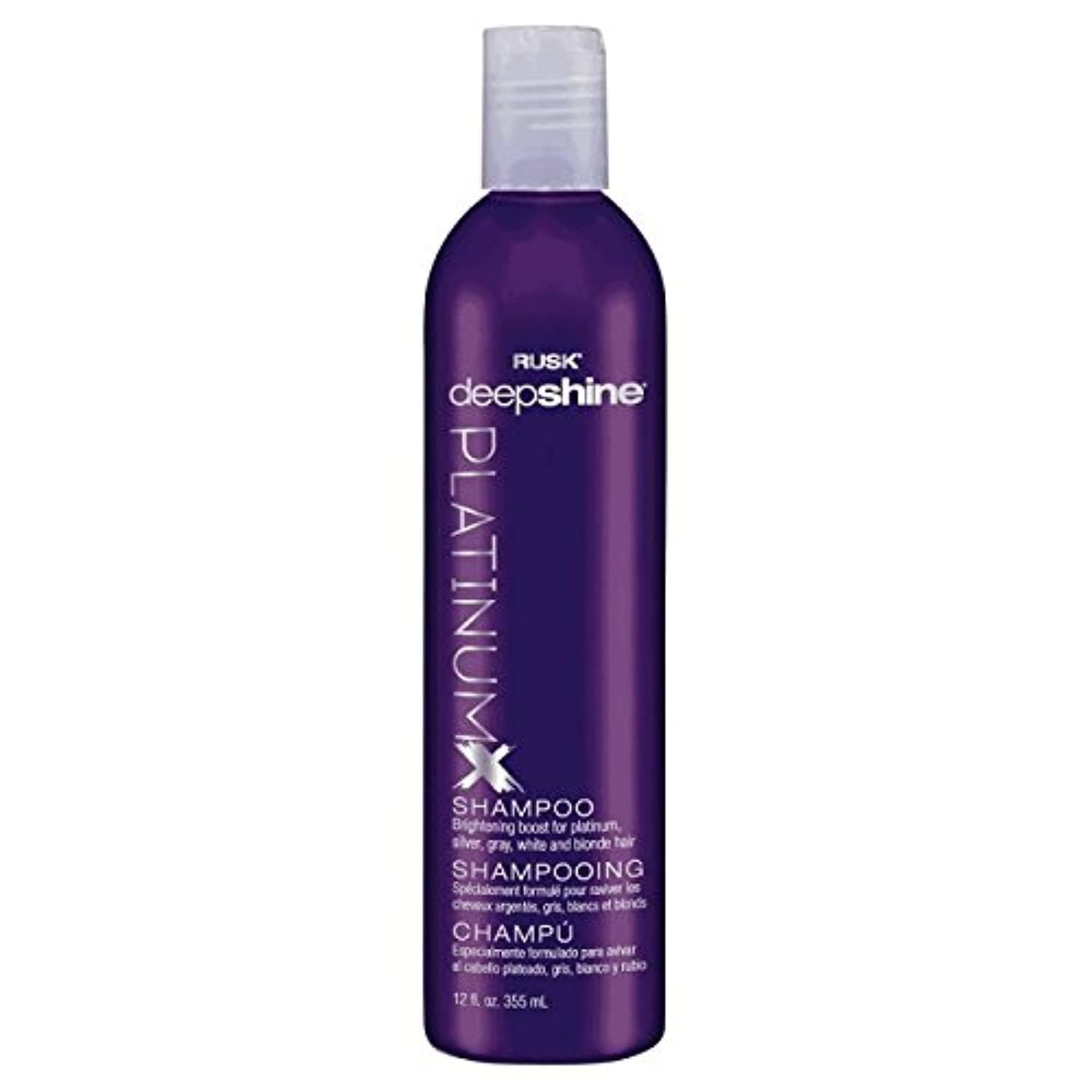 Foto 1 | Champú Rusk Deepshine Platinum, 355 Ml, Limpieza Suave - Venta Internacional.
