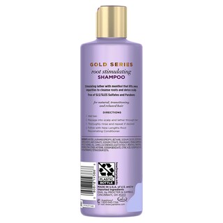 Foto 2 | Champú Pantene Gold Series New Lengths, Estimulante De Raíces, 250 Ml - Venta Internacional.