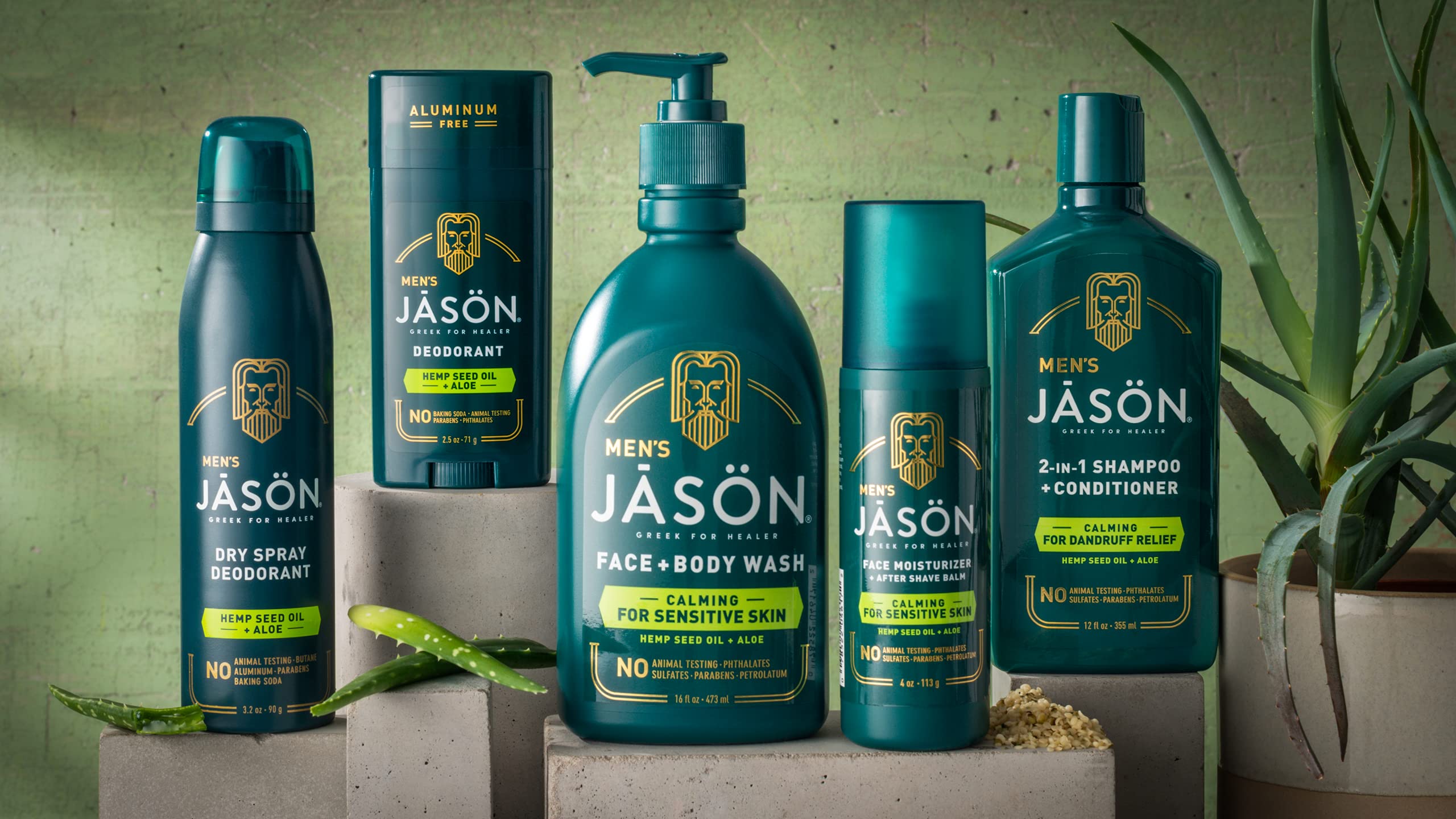 Foto 2 | Champú Y Acondicionador Jason Calming 2 En 1 Para Hombre, 355 Ml - Venta Internacional.