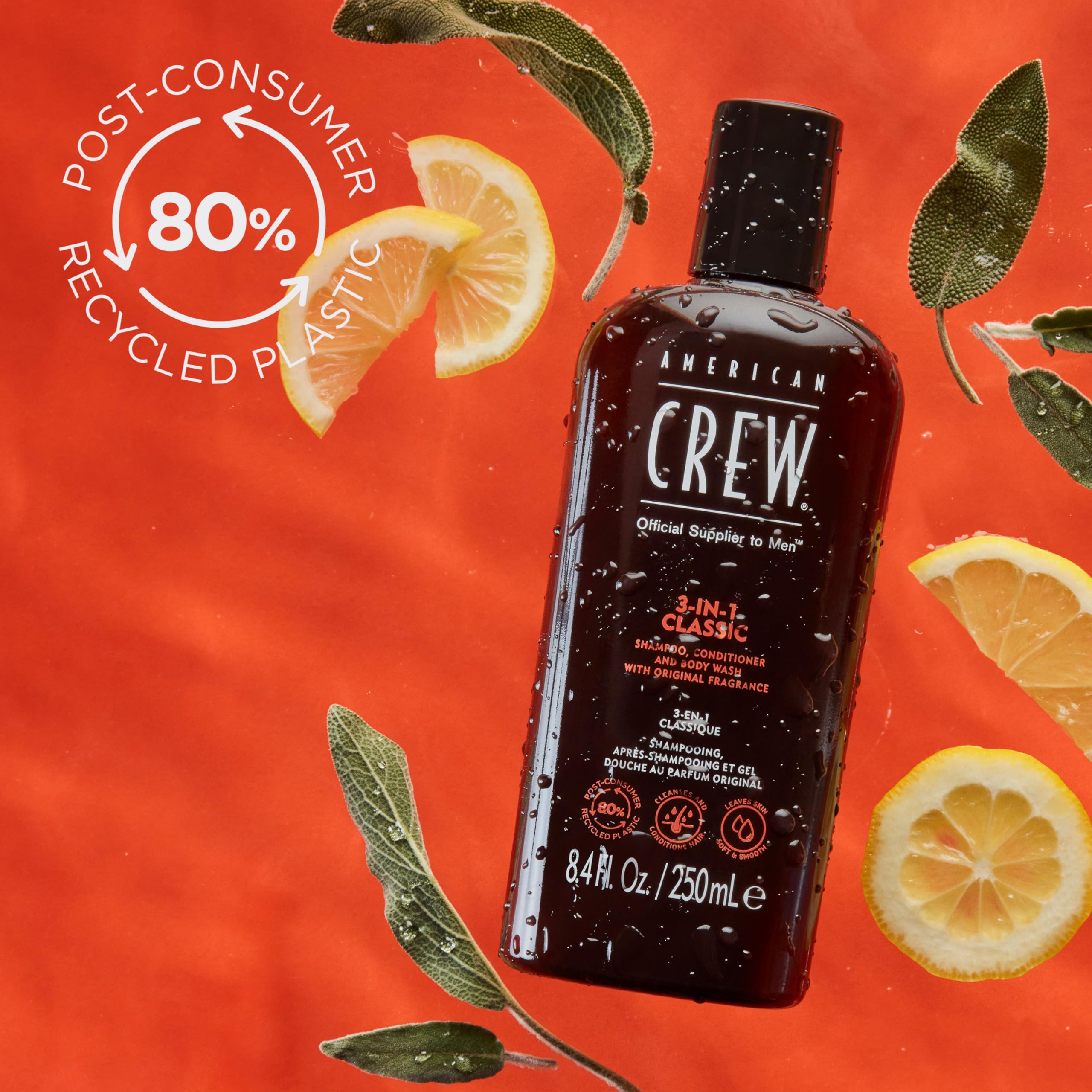 Foto 6 pulgar | Champú, Acondicionador Y Gel De Baño 3 En 1 American Crew, 450 Ml - Venta Internacional.