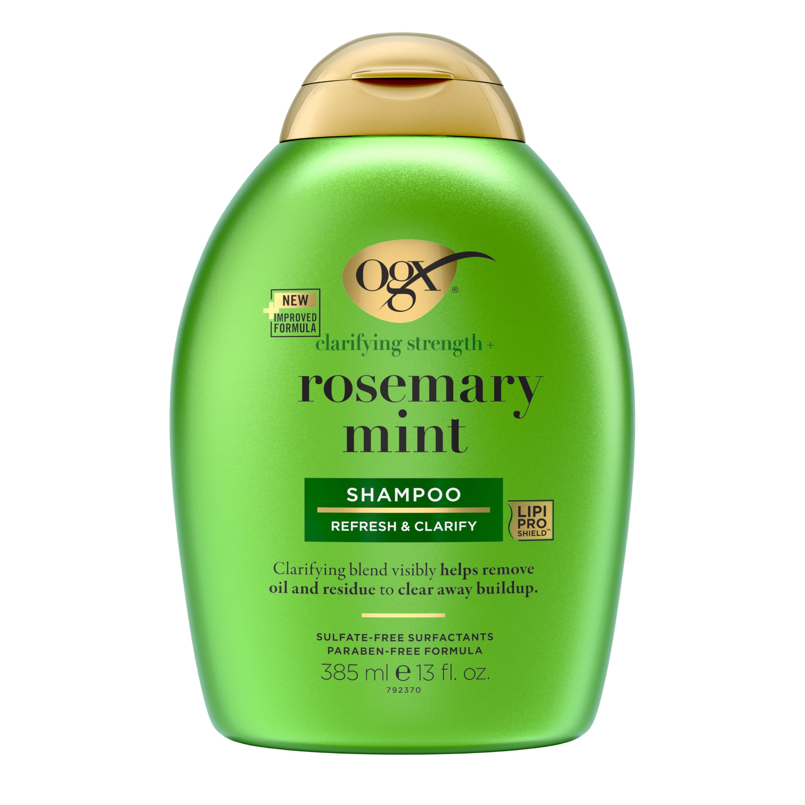 Foto 2 pulgar | Champú Ogx Clarifying Strength + Rosemary Mint 385 Ml - Venta Internacional.