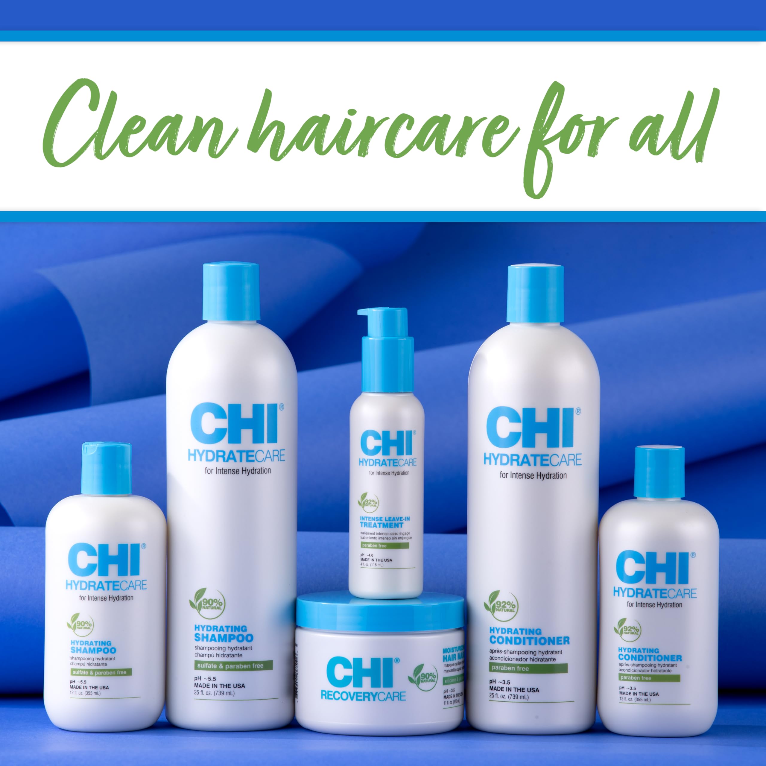 Foto 5 pulgar | Champú Hidratecare Hidratante Chi, 355 Ml, Sin Sulfatos Y Parabenos - Venta Internacional.