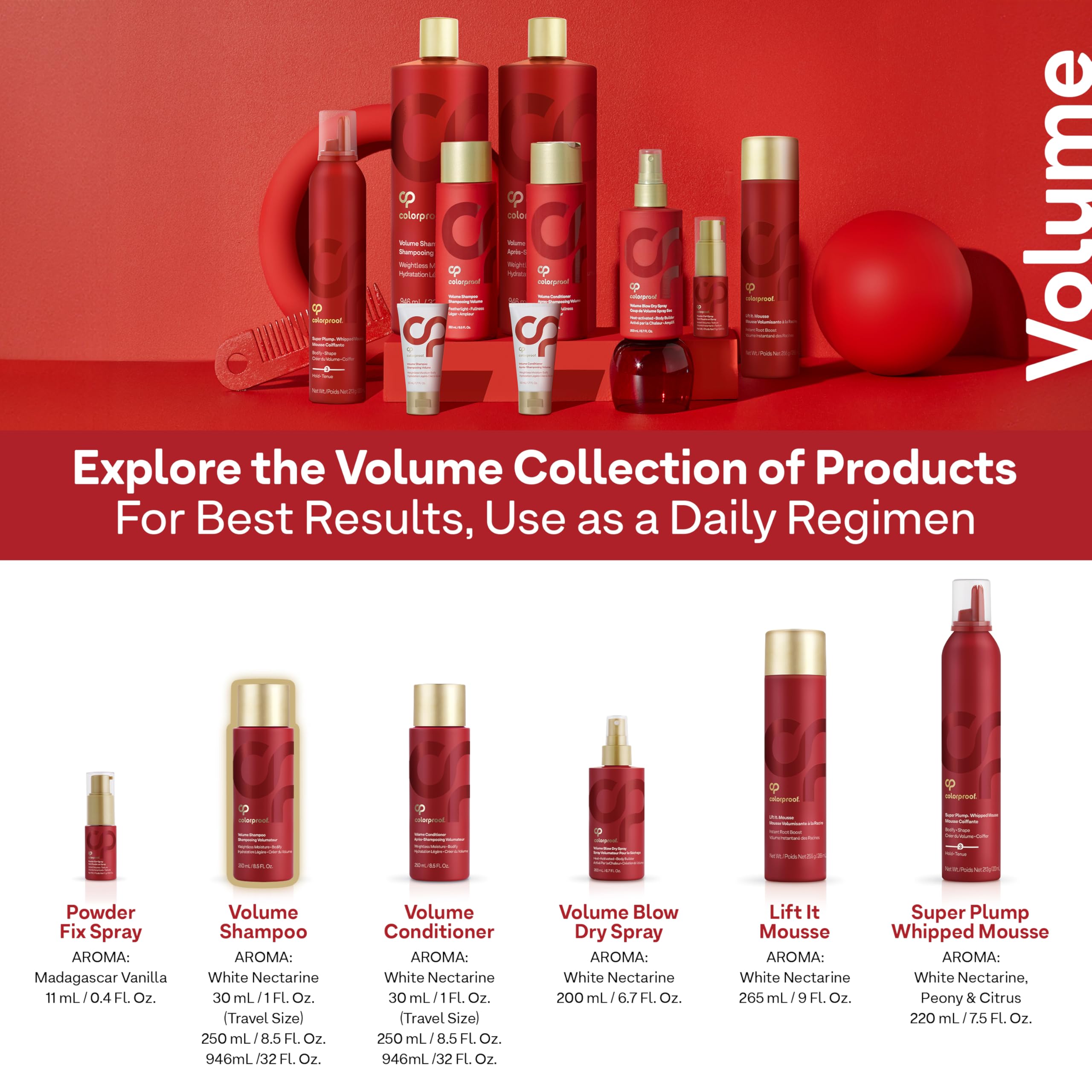 Foto 7 pulgar | Champú Colorproof Volume 250 Ml Para Mujeres Sin Sulfatos - Venta Internacional.