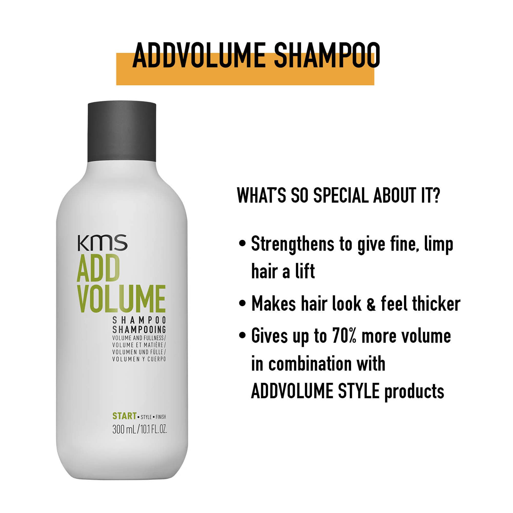 Foto 3 | Champú Kms Addvolume Para Cabello Fino Y Débil 300 Ml - Venta Internacional.