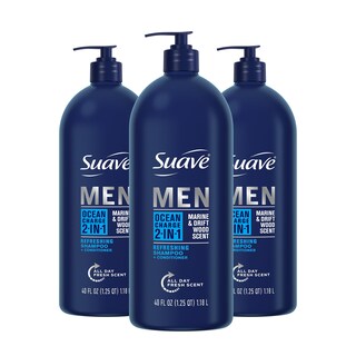 Foto 1 | Champú Y Acondicionador 2 En 1 Suave Men Ocean Charge 1.18l - Venta Internacional.