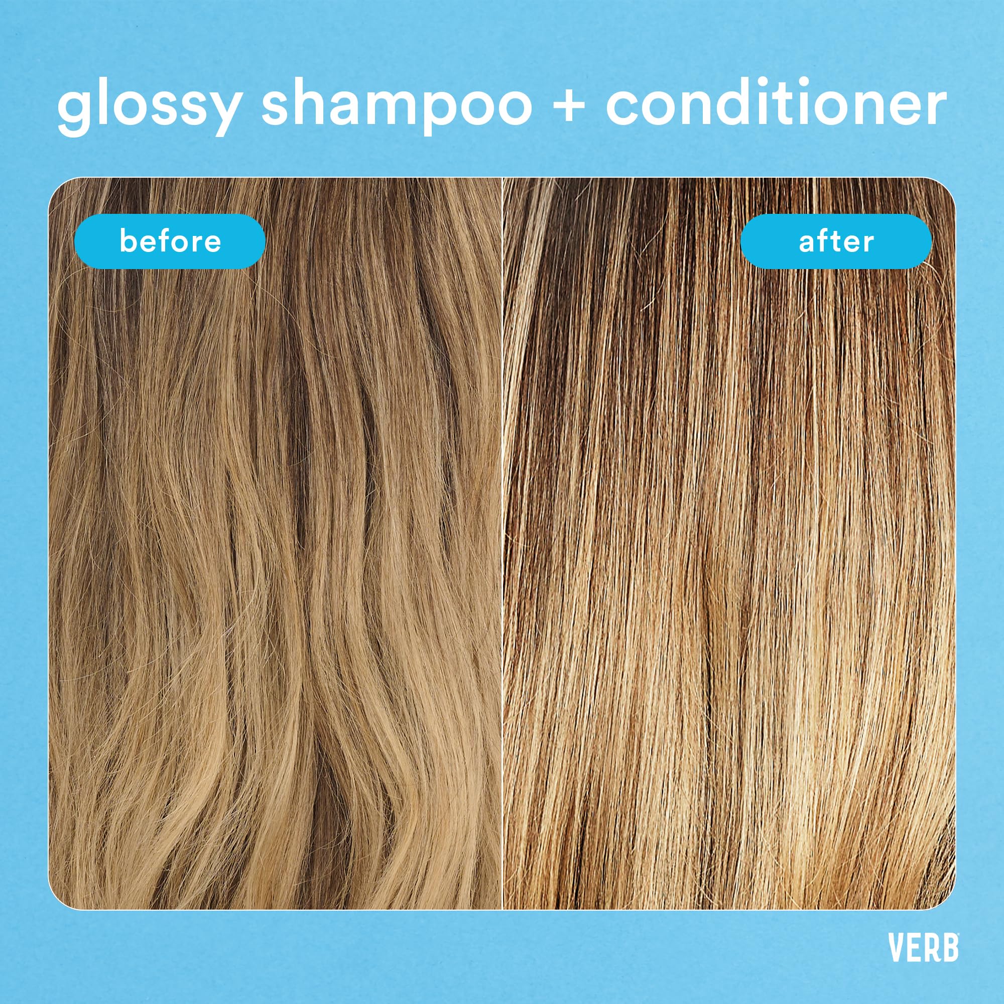 Foto 5 | Champú Verb Glossy 946 Ml Para Cabello Brillante Con Aceite De Melocotón - Venta Internacional.