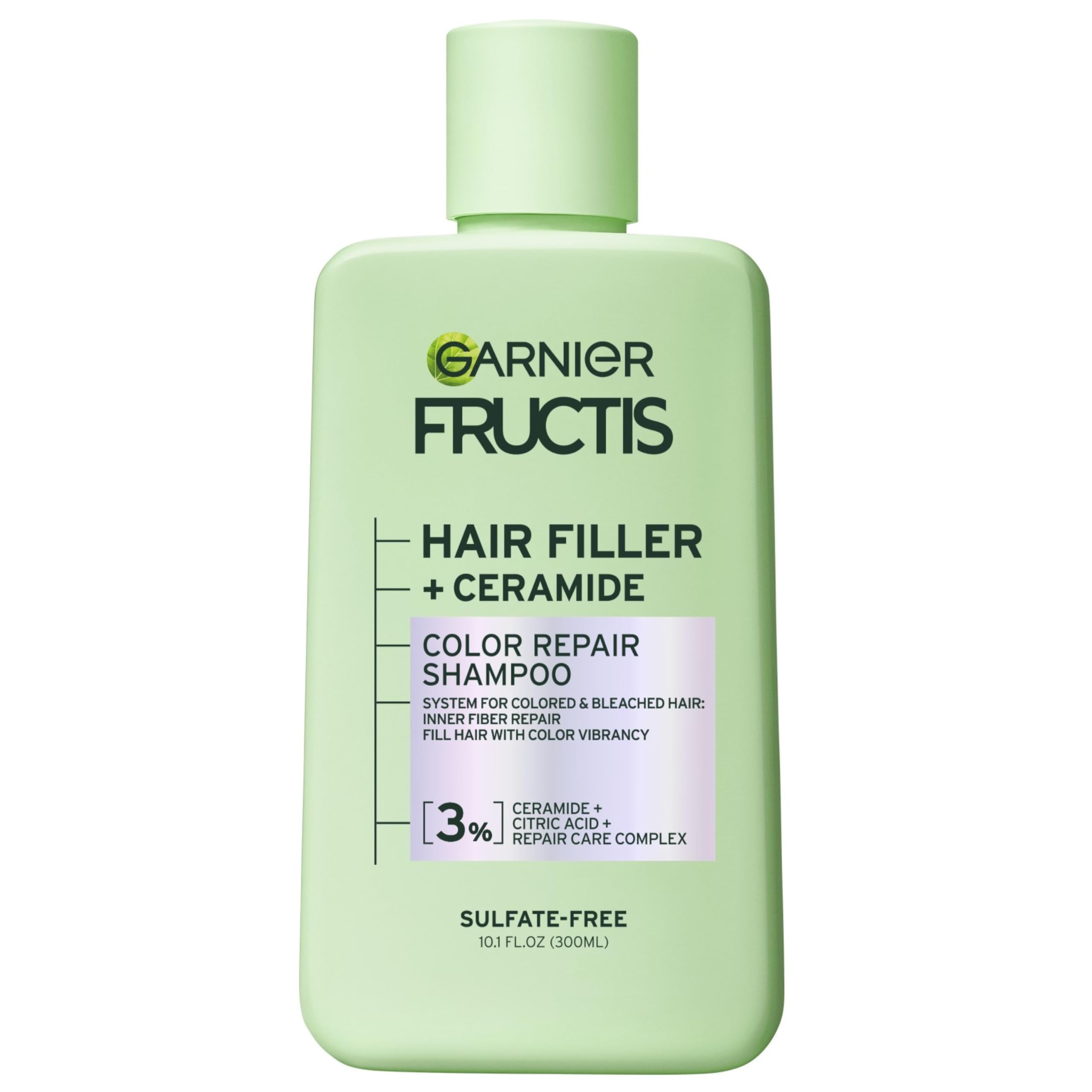 Foto 2 pulgar | Champú Garnier Fructis Hair Filler Color Repair 300 Ml - Venta Internacional.