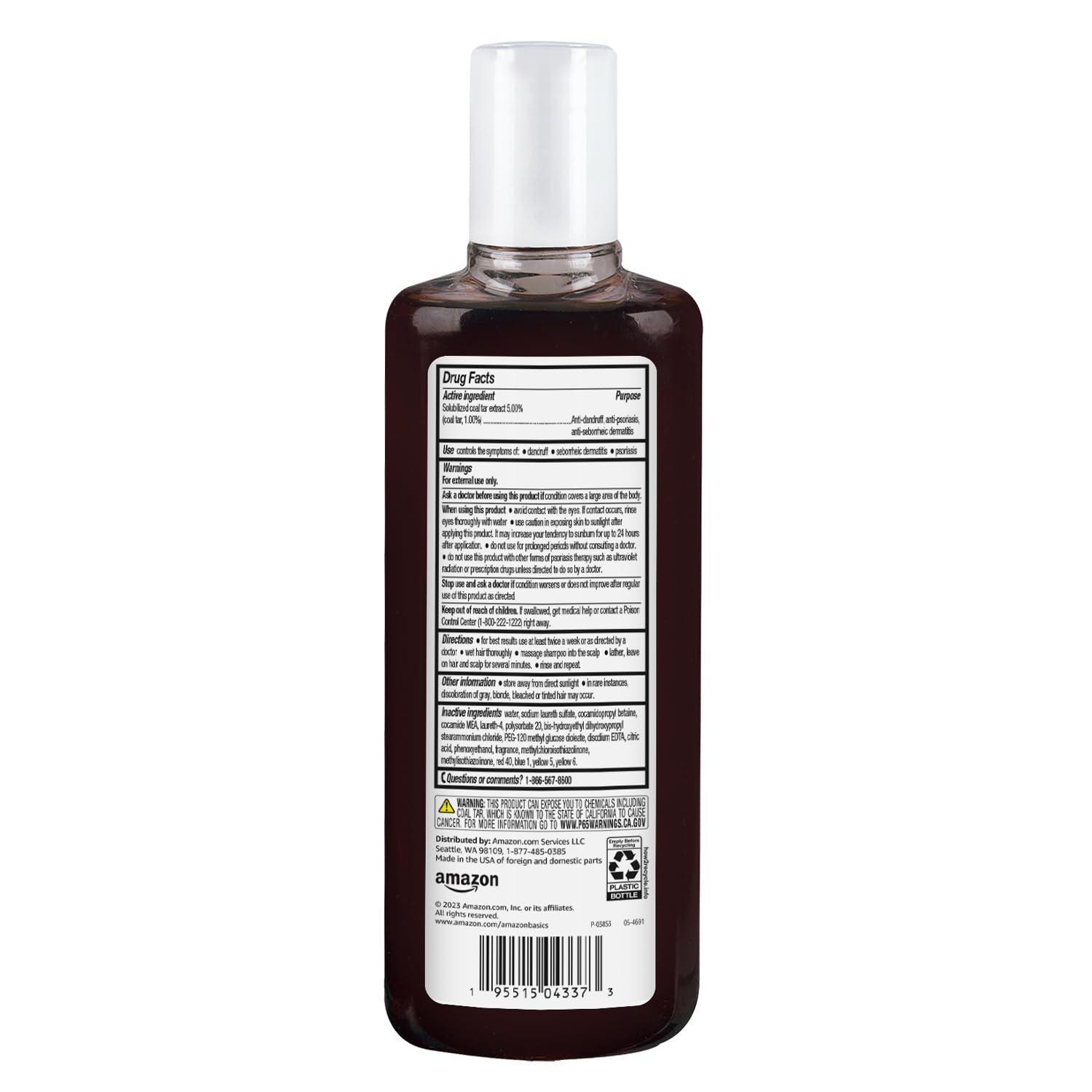 Foto 2 | Champú Amazon Basics Therapeutic Plus En Gel Anticaspa - Venta Internacional.