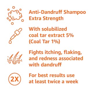 Foto 3 | Champú Amazon Basics Therapeutic Plus En Gel Anticaspa - Venta Internacional.