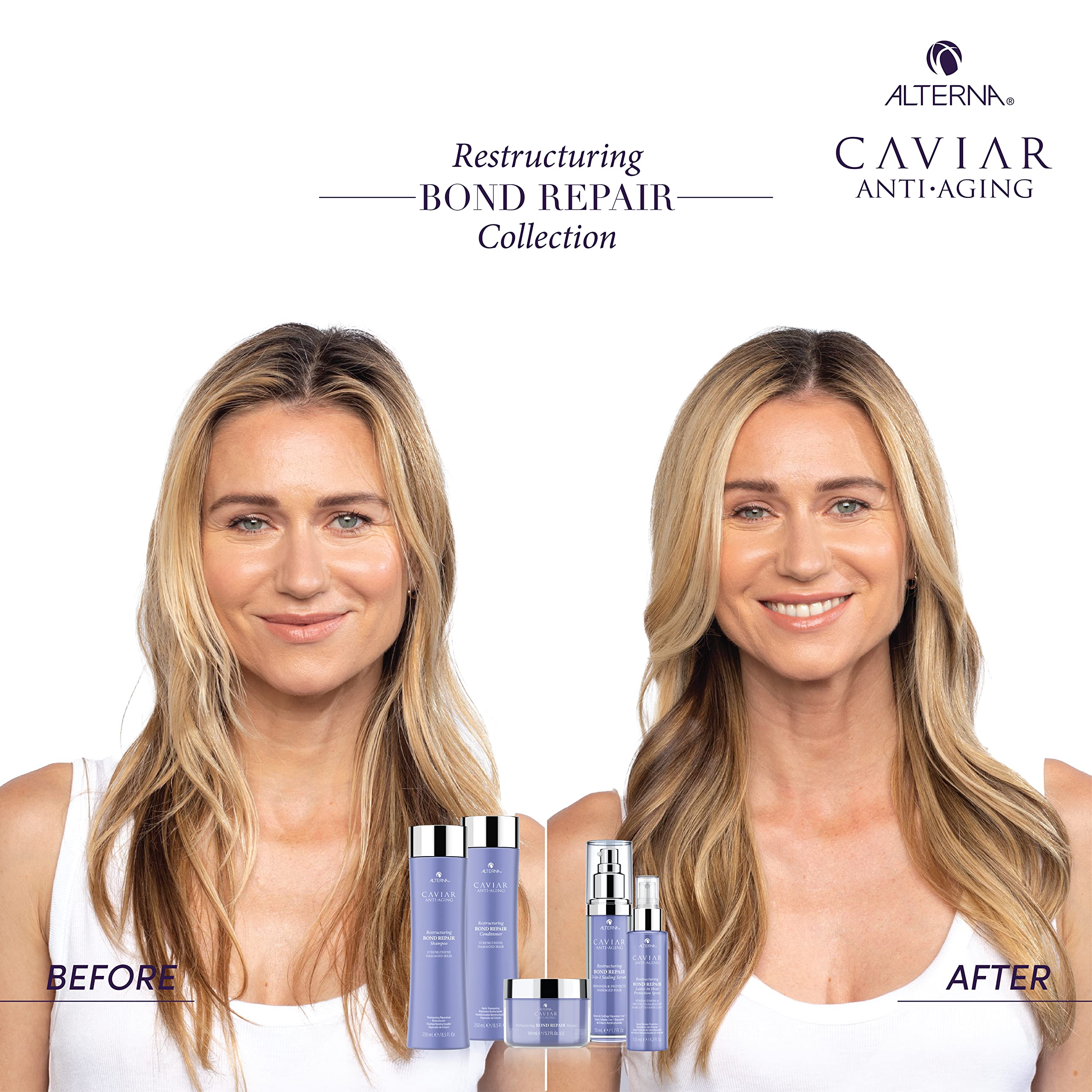 Foto 7 pulgar | Champú Antiedad Alterna Caviar, Reestructurante Y Reparador De Uniones, 250 Ml - Venta Internacional.