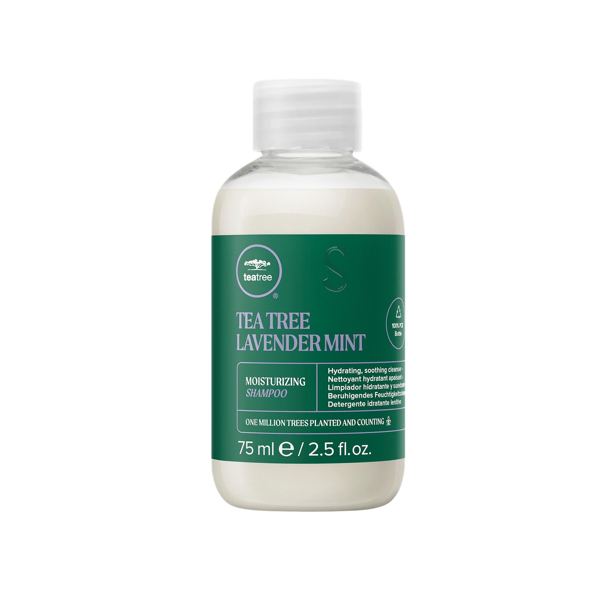 Foto 2 pulgar | Champú Hidratante Con Árbol De Té, Lavanda Y Menta, 75 Ml, Para Cabello Grueso Y Seco - Venta Internacional.