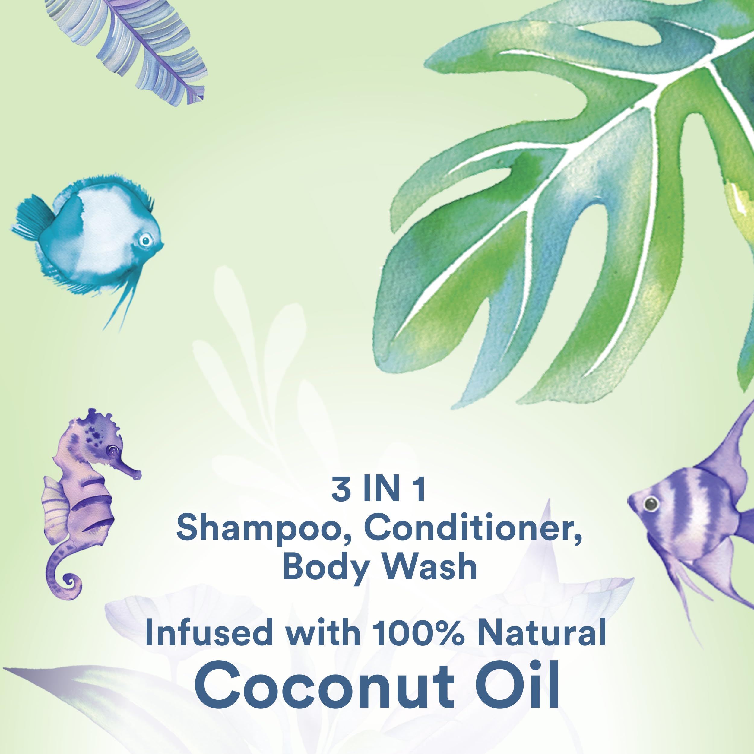 Foto 3 pulgar | Champú, Acondicionador Y Gel De Baño Suave Kids Coconut 490 Ml X 4 - Venta Internacional.
